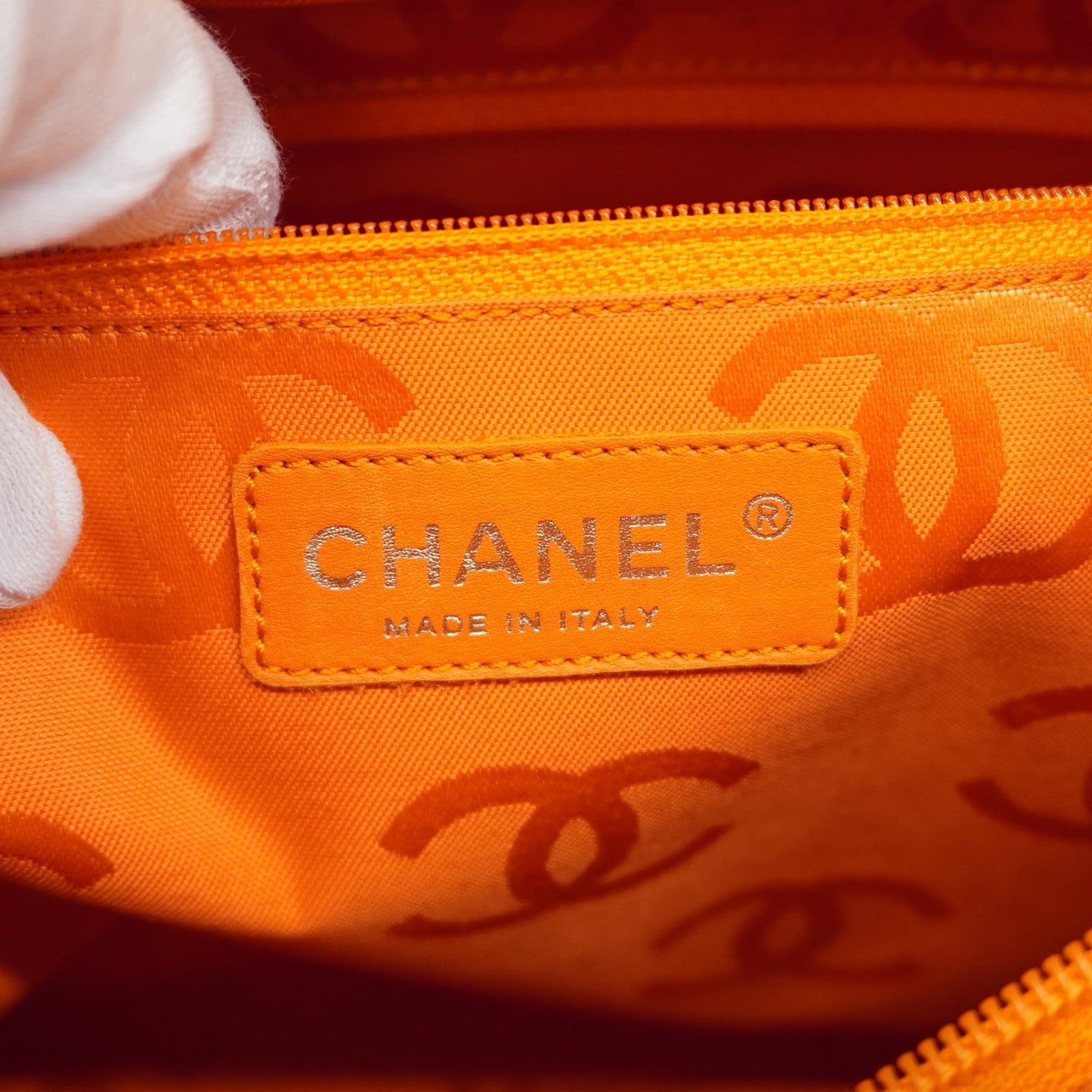 ChanelAuth  Ligne Cambon Tote Bag Lambskin Women's Tote Bag Beige