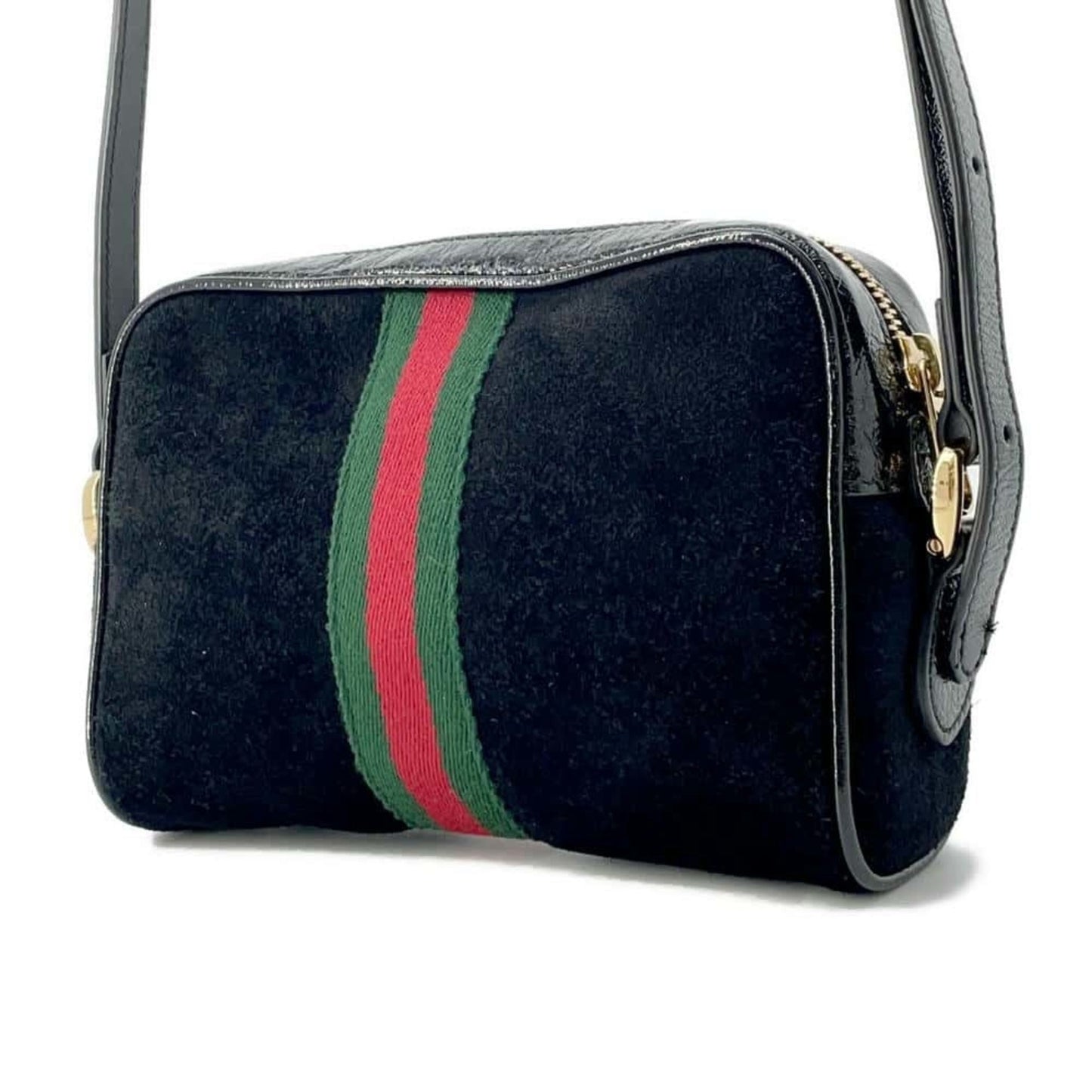 Gucci Ophidia Black Gg Supreme Shoulder Bag