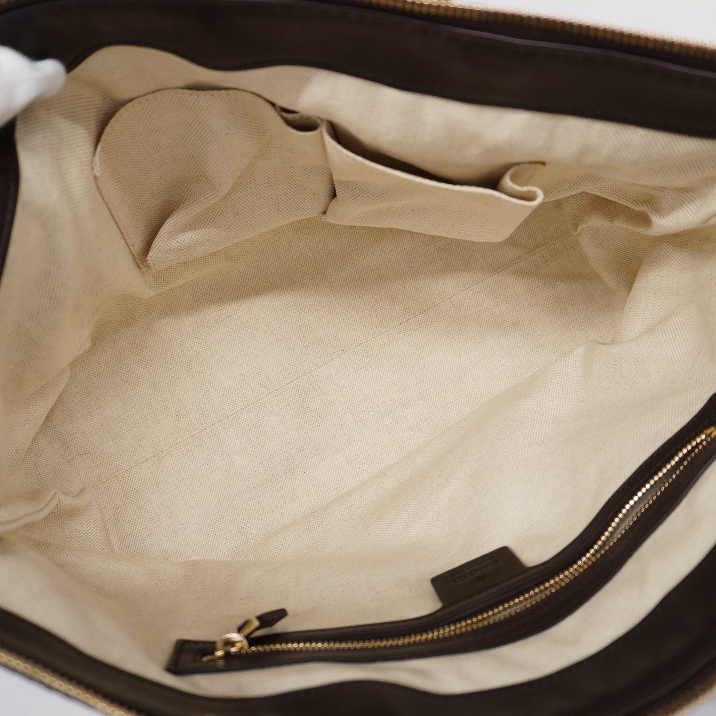 GUCCI ssima Lovely 257069 Women's Leather Tote Bag Brown