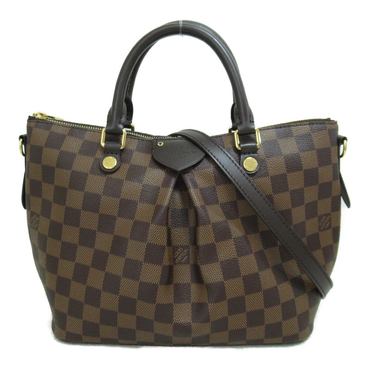 LOUIS VUITTON Siena PM Shoulder Bag Brown Damier PVC coated canvas N41545