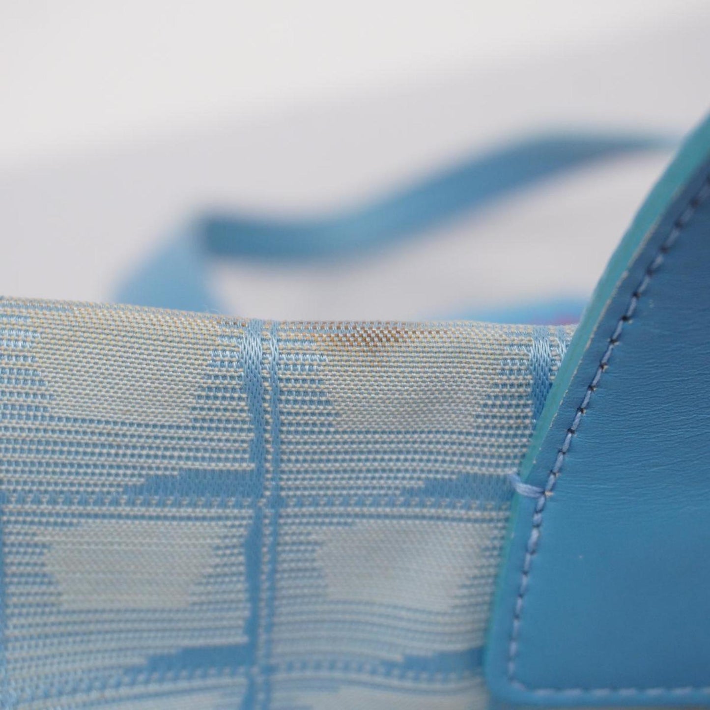 Chanel Tote Bag New Travel Nylon Light Blue Women's