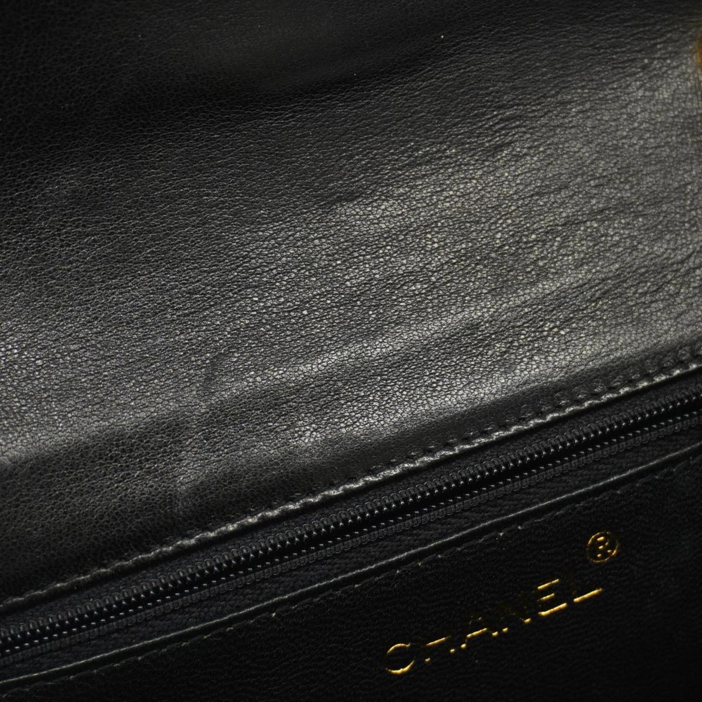 Chanel Shoulder Bag Matelasse Chain Lambskin Black Women's
