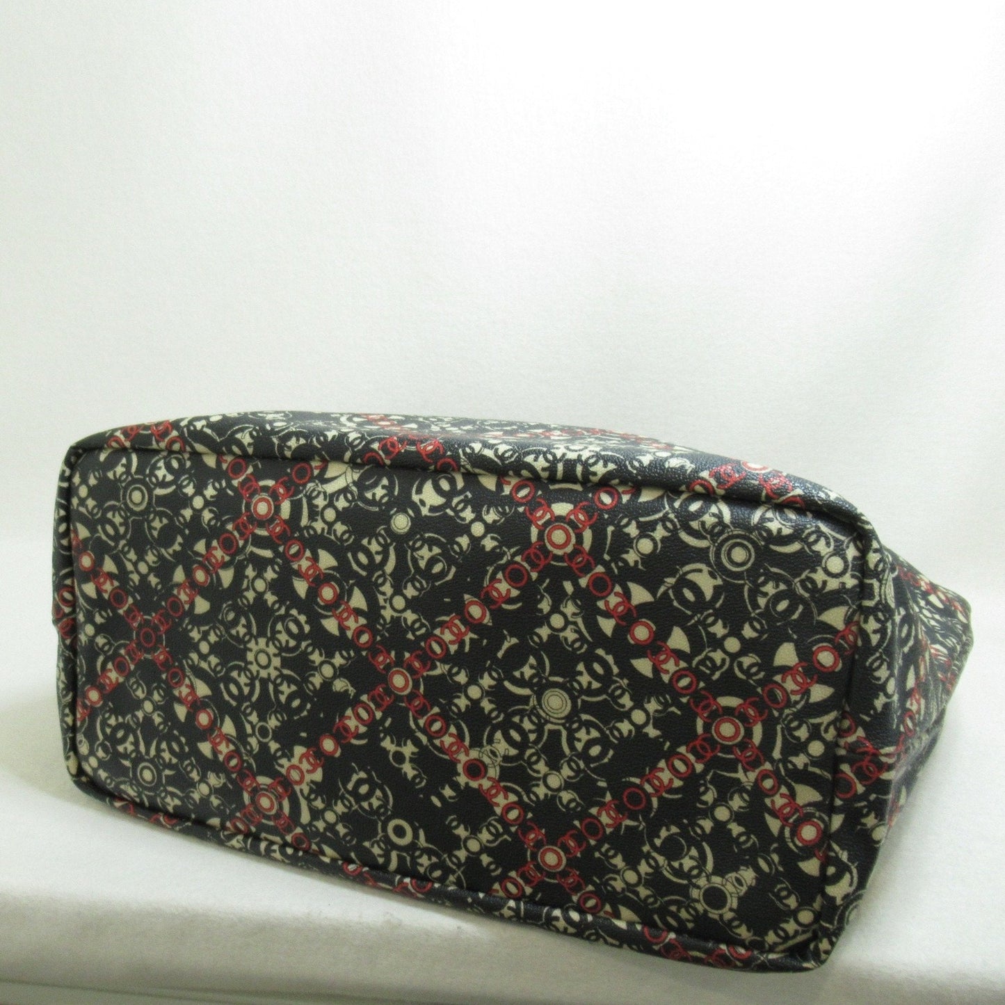 CHANEL Tote Bag Black PVC coated canvas A36181