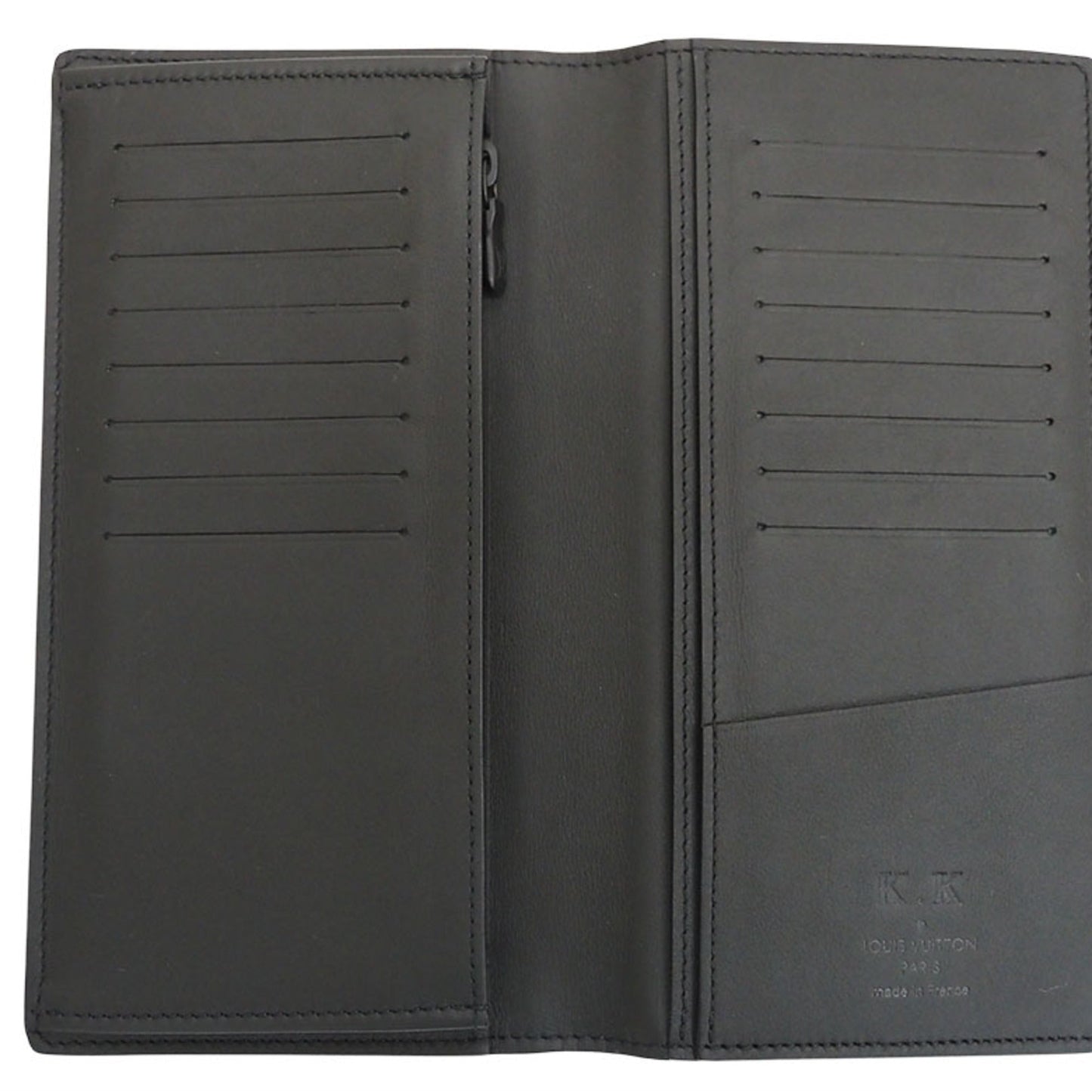 LOUIS VUITTON Portefeuille Blazer Monogram Shadow Black M62900 Bifold Long Wallet Men's