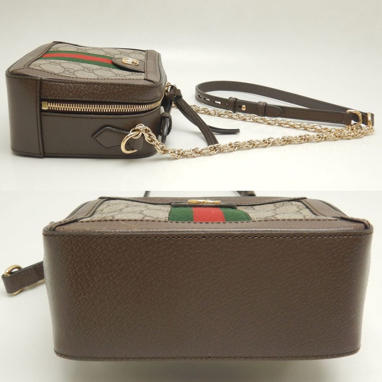 Gucci Brown Gg Supreme Shoulder Bag