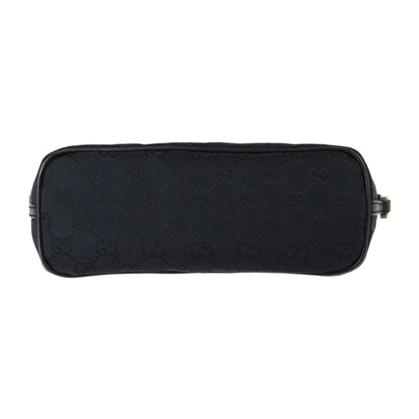 Gucci Black Canvas Leather Handbag