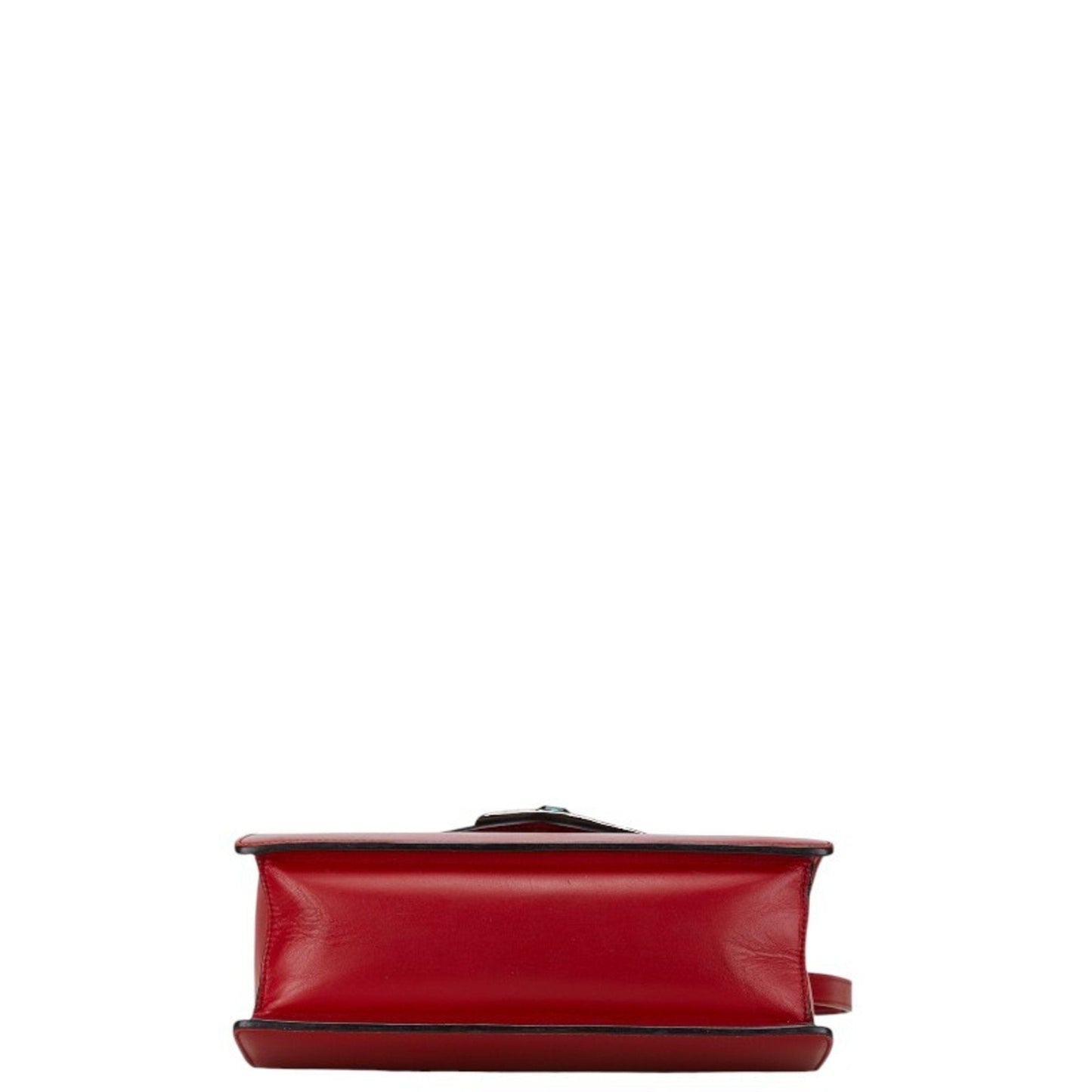 Gucci Red Color Leather Handbag Shoulder Bag