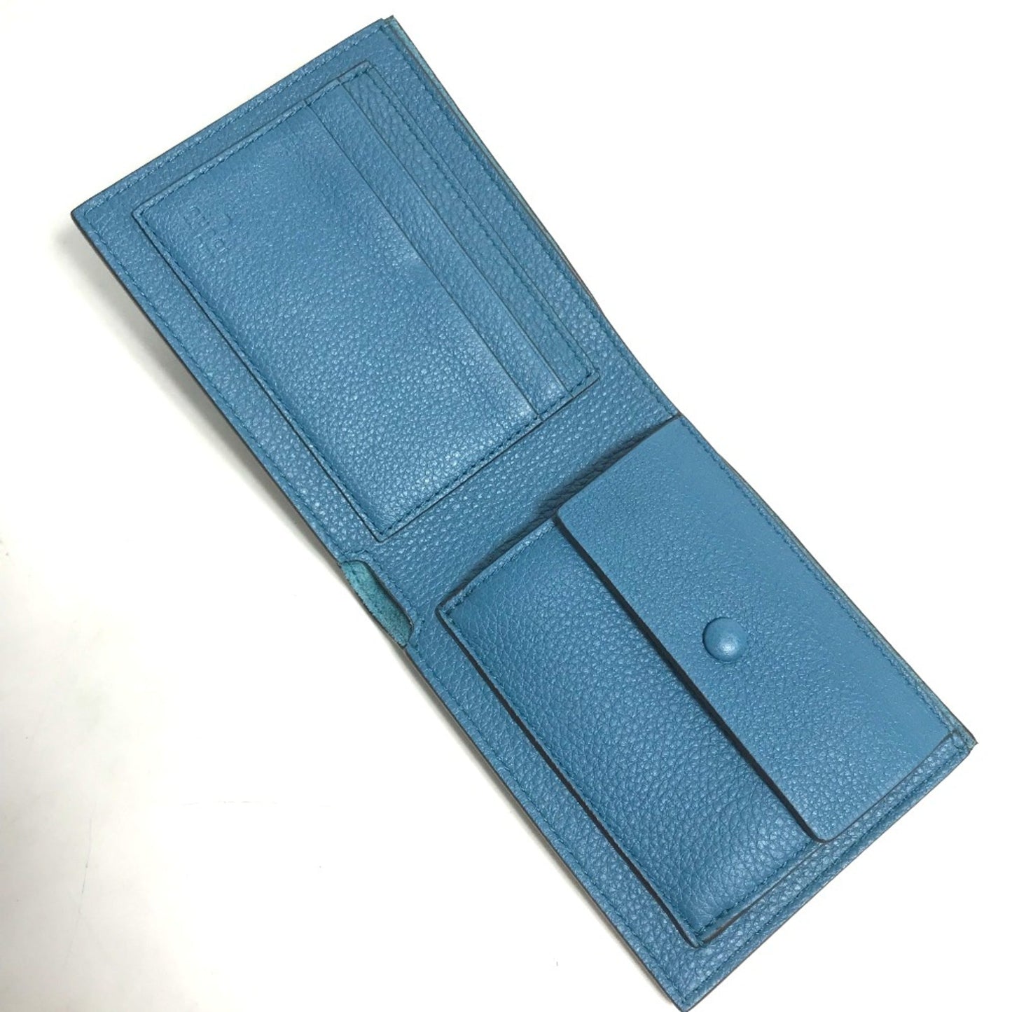 Gucci Blue Leather Wallet (Bi-Fold)
