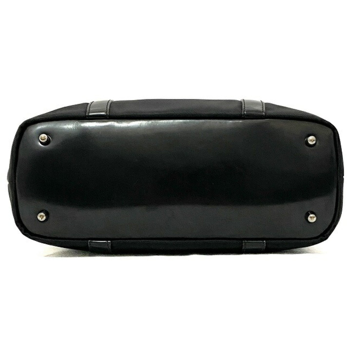 Gucci Tote Bag Black Bamboo 000 1998 0508 Handbag Canvas Leather GUCCI Bucket Ladies