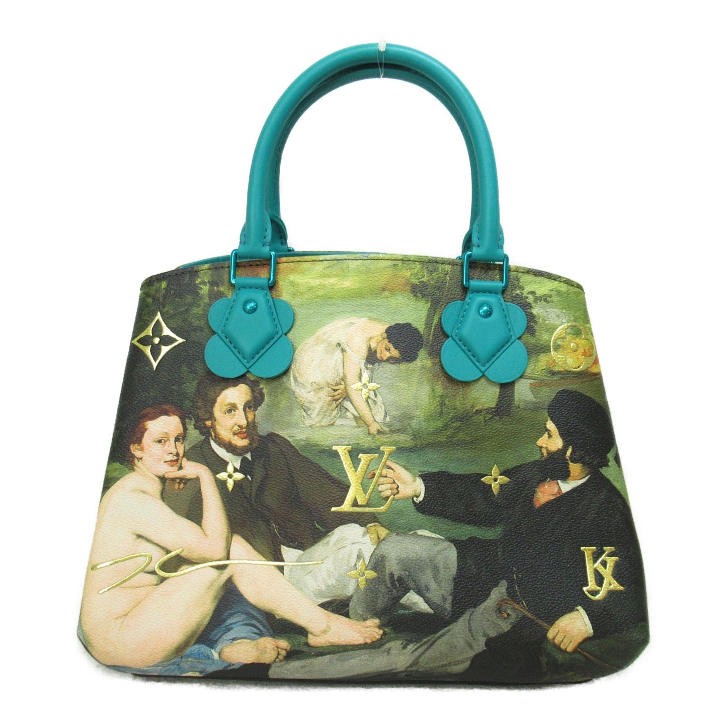 LOUIS VUITTON Manet Montaigne MM Green Masters collection PVC coated canvas M43490