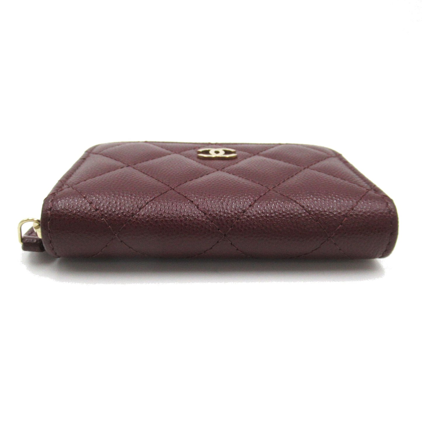 CHANEL coin purse Bordeaux system Caviar Skin (Grained Calf) AP0216