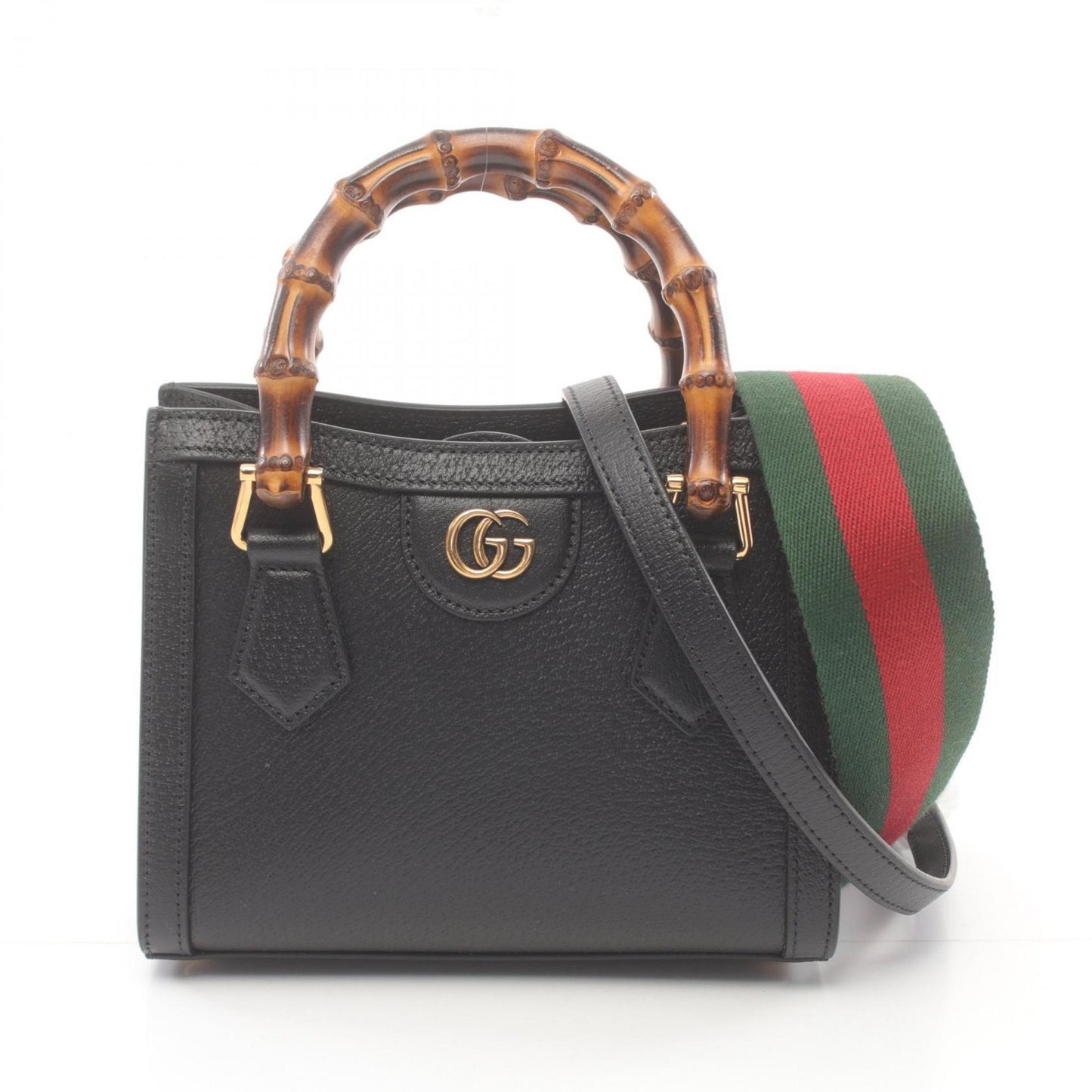 Gucci Black Leather Tote Bag