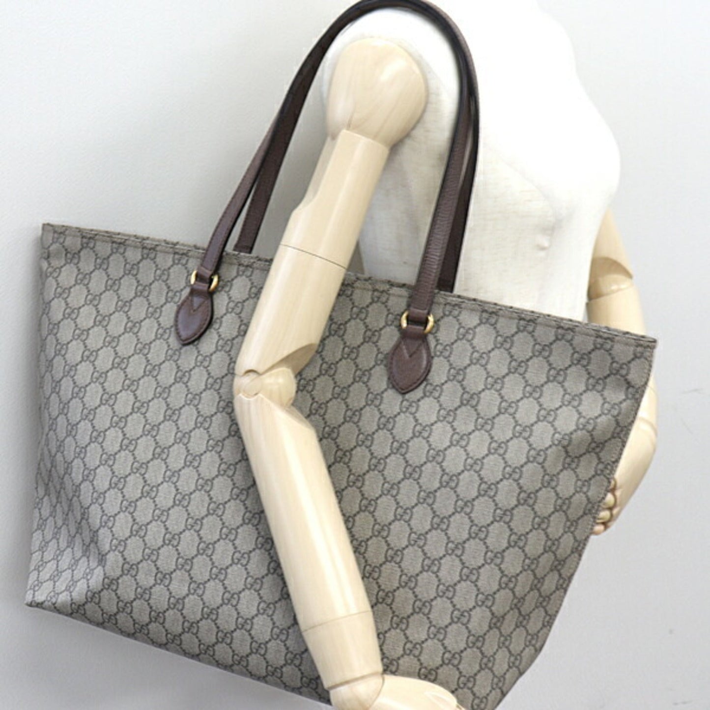Gucci Tote Bag Off Dia Medium Beige x Evony 547974