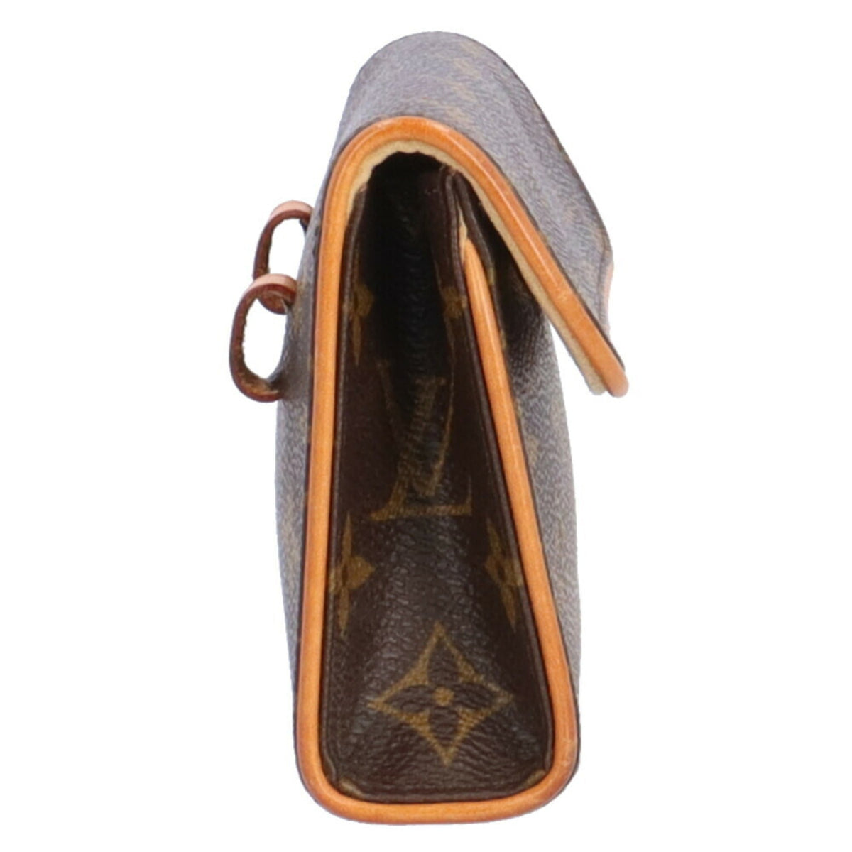 LOUIS VUITTON Pochette Florentine Monogram Shoulder Bag Canvas Brown Women's