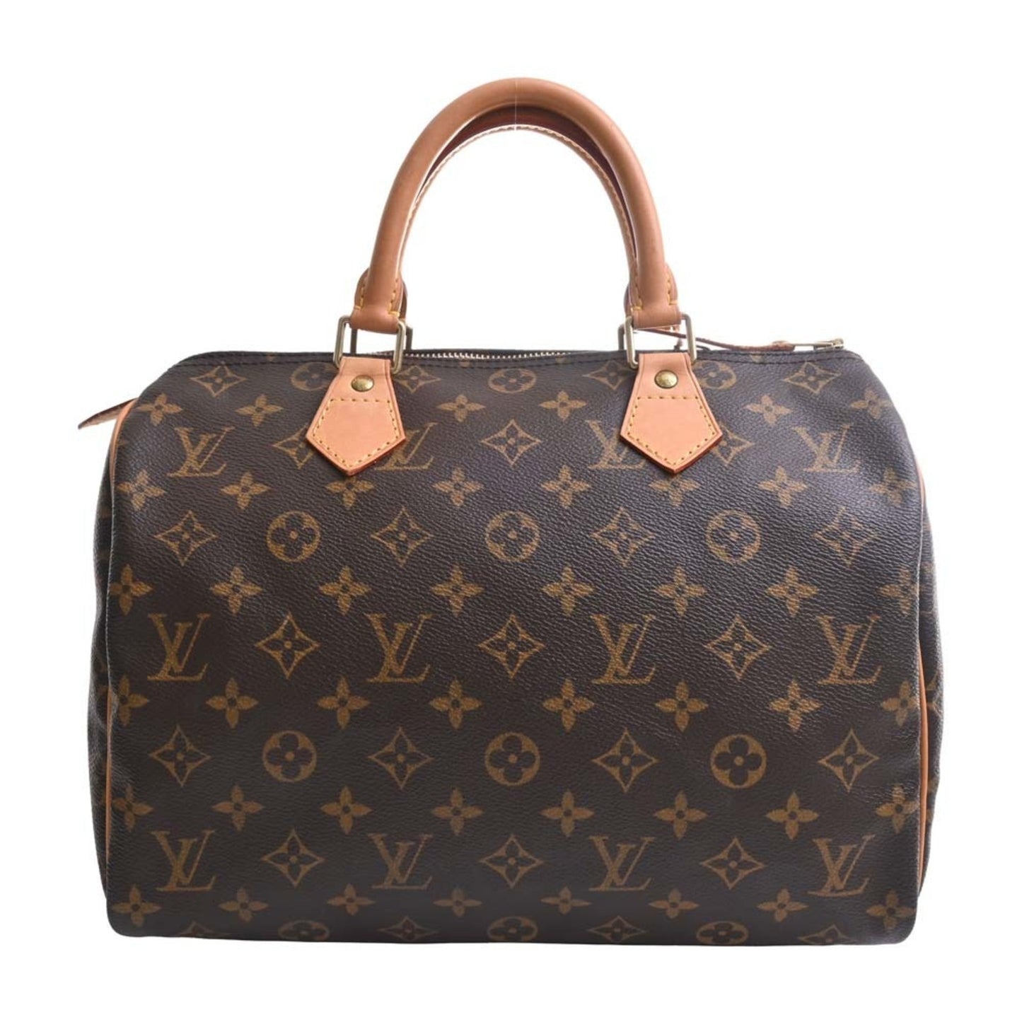 LOUIS VUITTON Monogram Speedy 30 Handbag Boston Bag M41526 Brown Women's