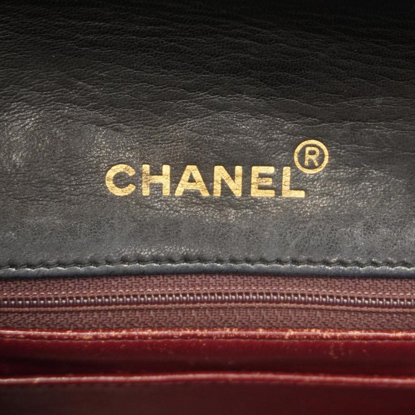 Chanel Shoulder Bag Matelasse Chain Lambskin Black Women's