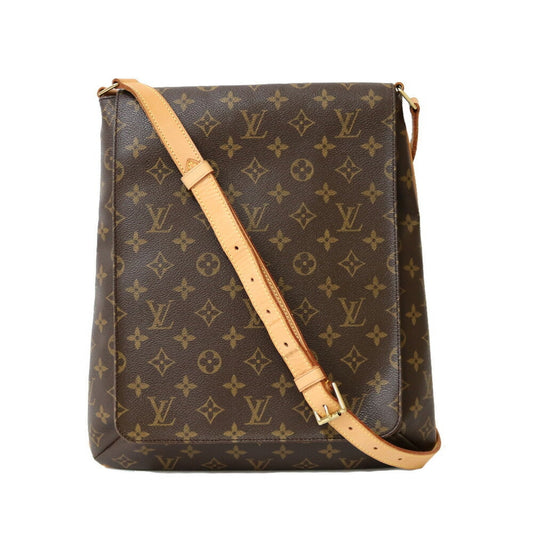 LOUIS VUITTON Shoulder Bag Monogram Musette M51256 Brown Women's Canvas