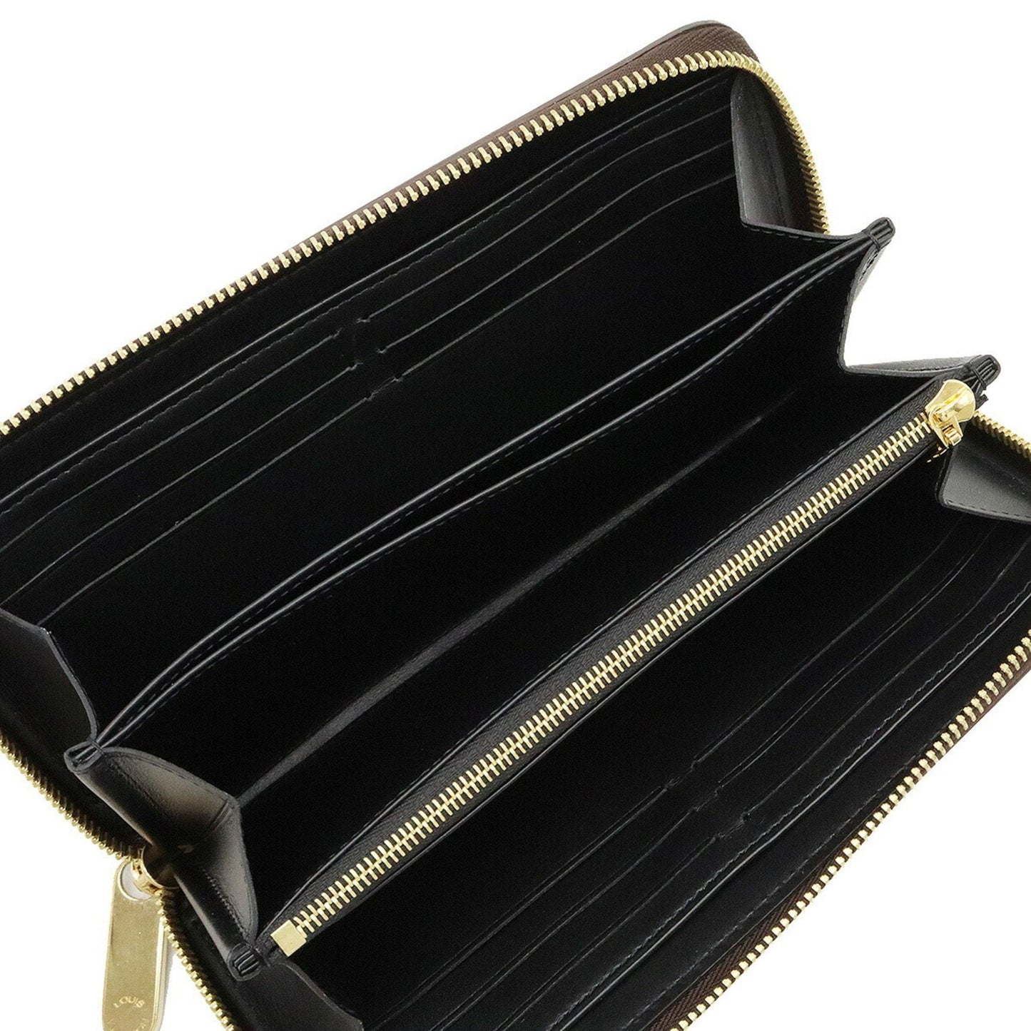LOUIS VUITTON Transformed Damier Zippy Trompe L'oeil Round Long Wallet M63490