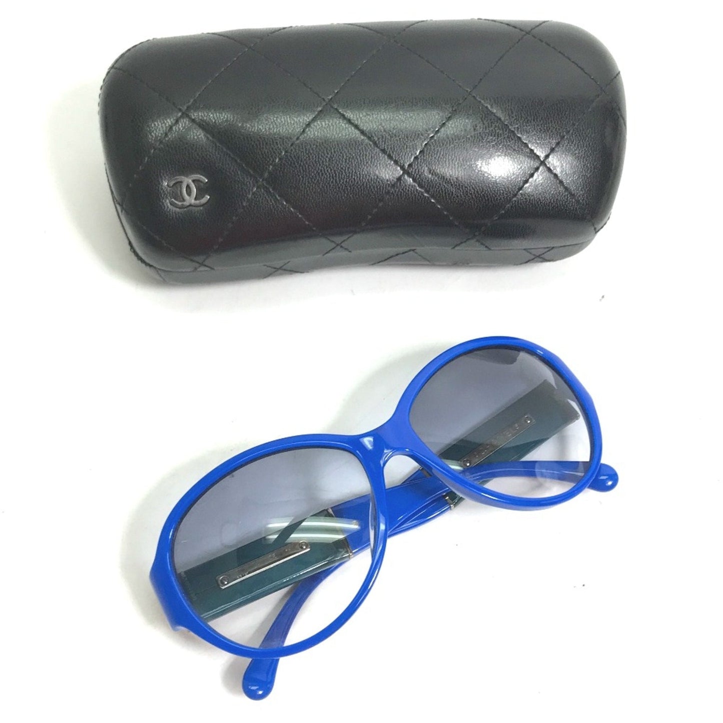 Chanel glasses glasses glasses CC Mark sunglasses blue