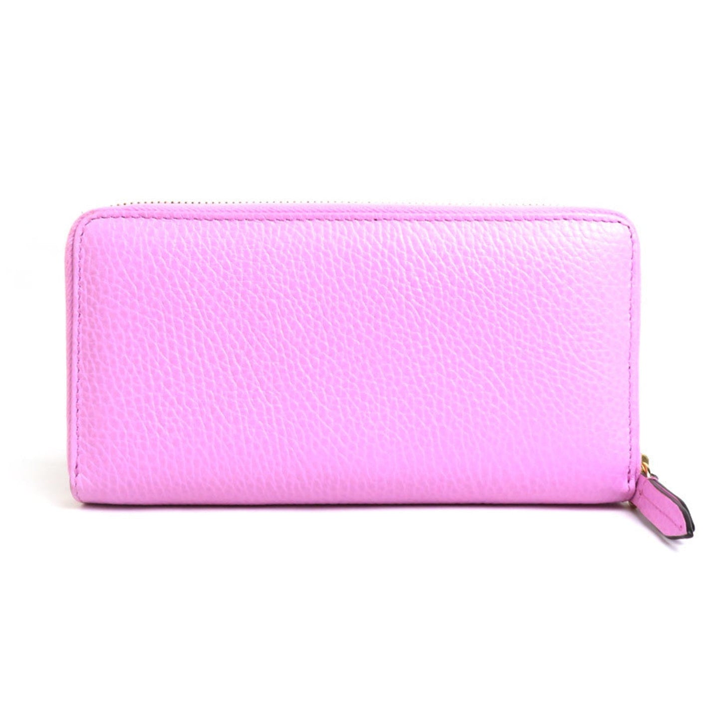 Gucci Pink Leather Long Wallet (Bi-Fold)
