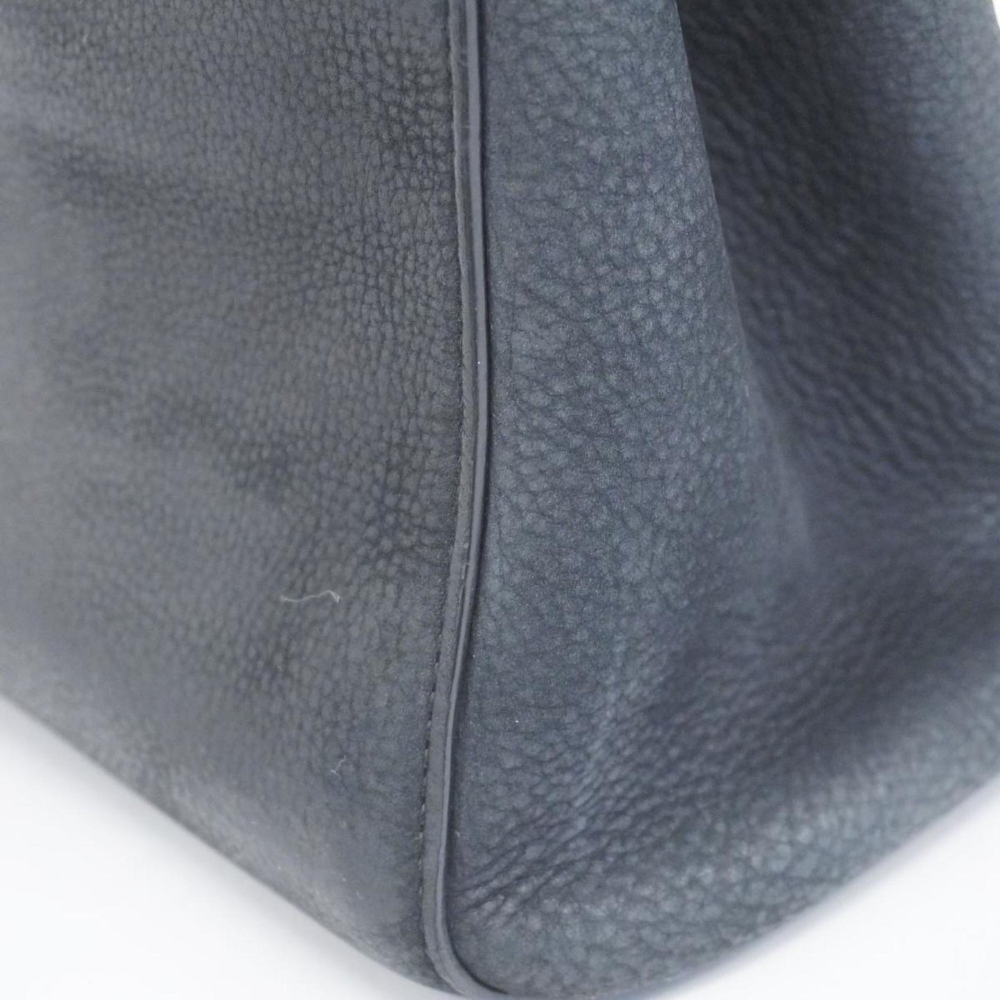 Chanel Tote Bag Executive Leather Black Women's