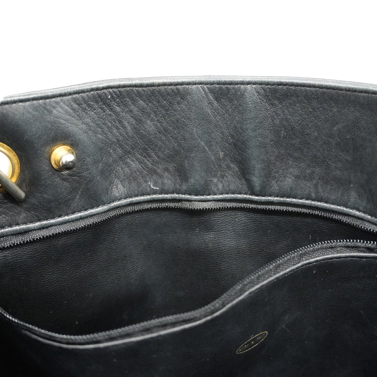 ChanelAuth  Matelasse Chain Shoulder Women's Leather Shoulder Bag Black