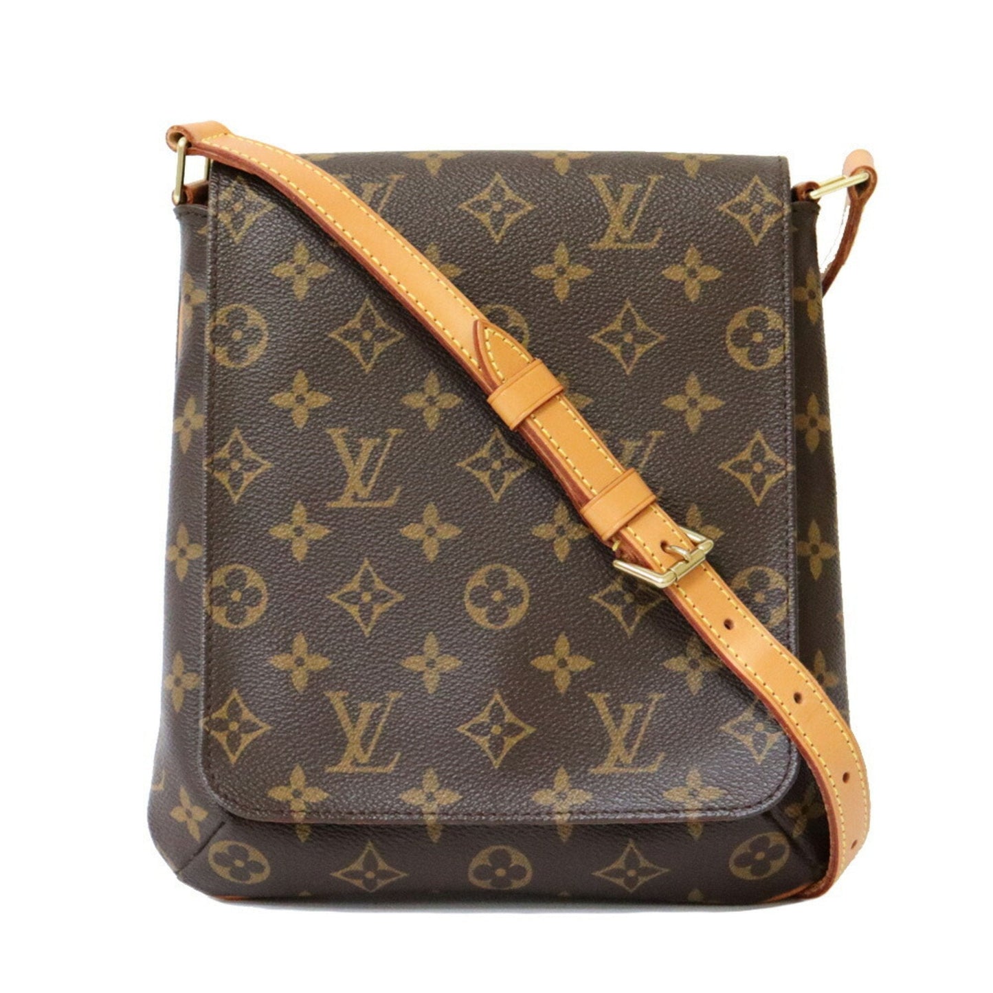 LOUIS VUITTON Shoulder Bag Monogram Musette Salsa M51258 Brown Women's Canvas
