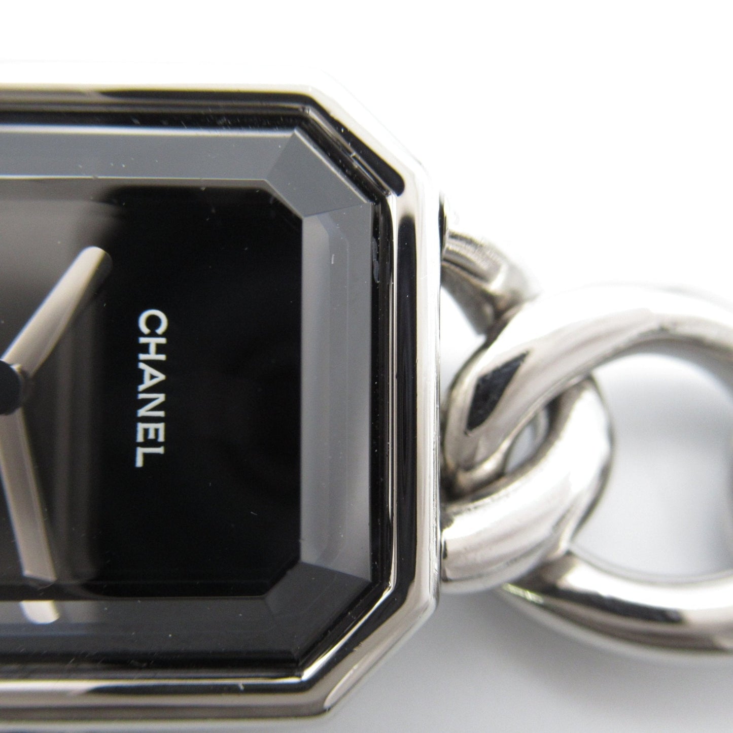 CHANEL Premiere L Wrist Watch H0452 Quartz Black Stainless Steel H0452