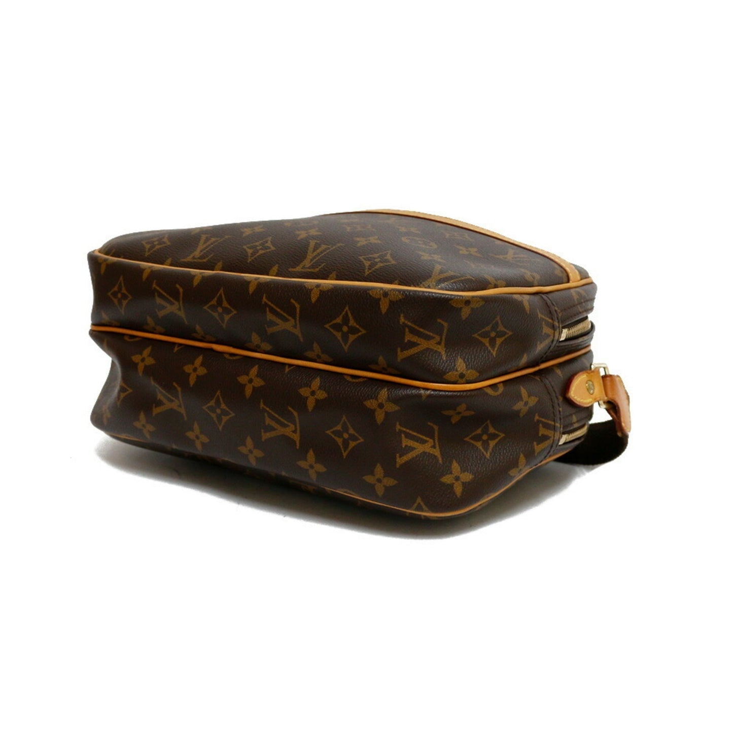 LOUIS VUITTON Shoulder Bag Monogram Reporter PM Brown Women's Leather