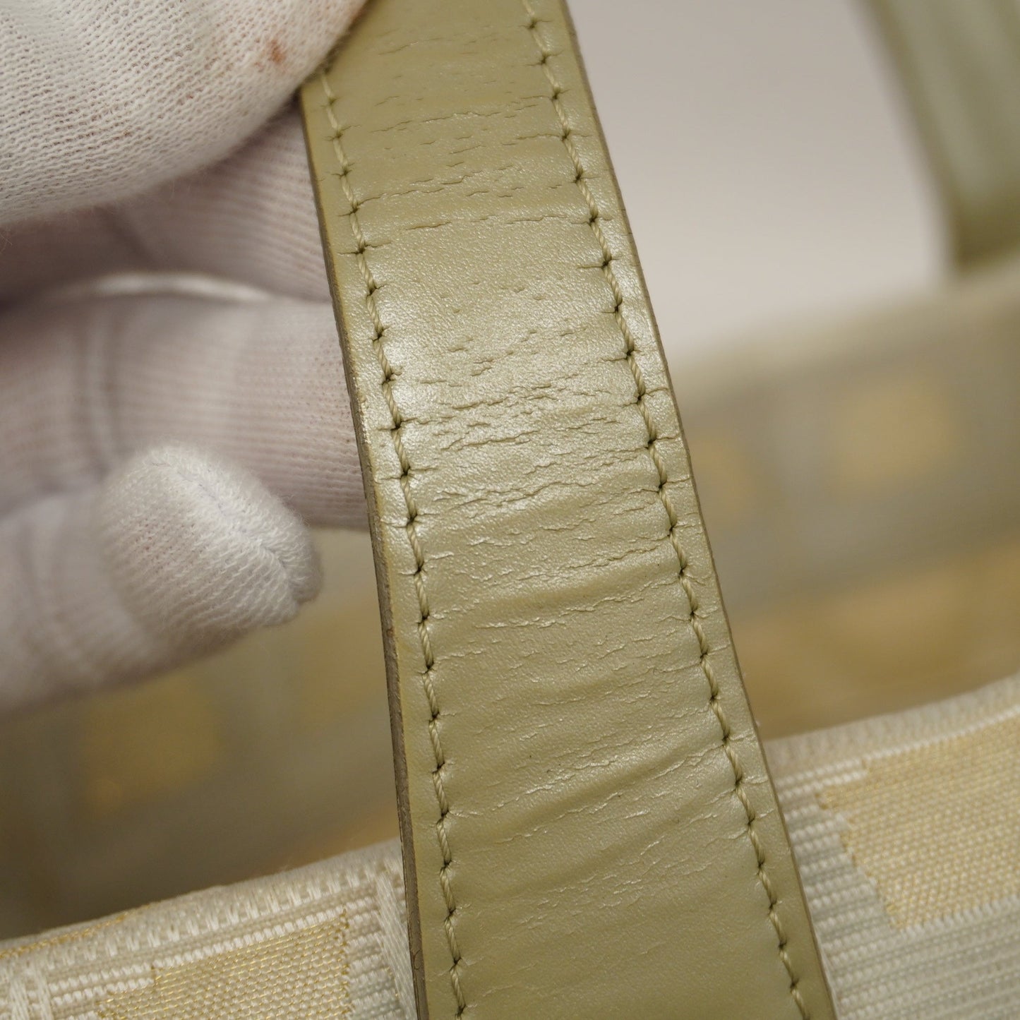 ChanelAuth  New Travel Line Tote Bag Women's Nylon Canvas Gray