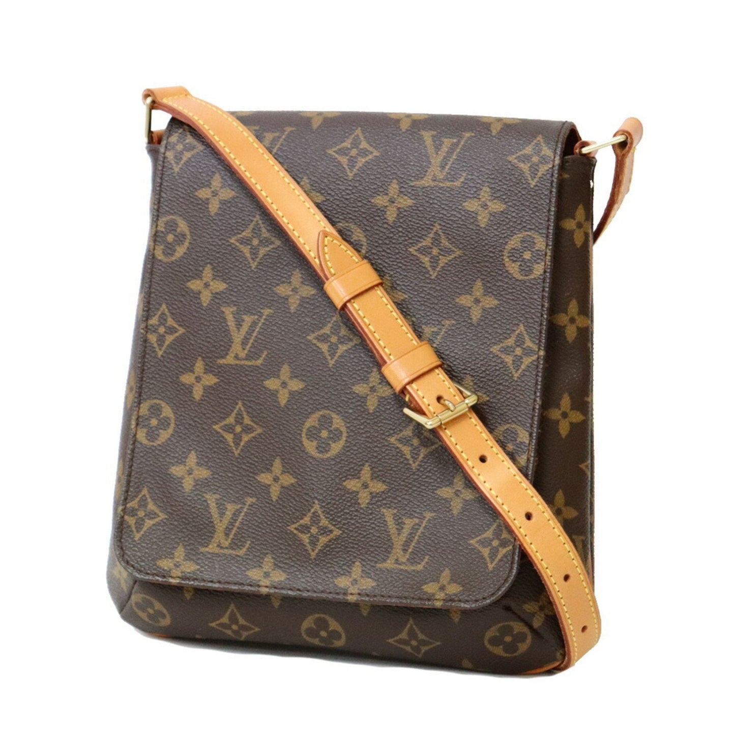 LOUIS VUITTON Shoulder Bag Monogram Musette Salsa M51258 Brown Women's Canvas