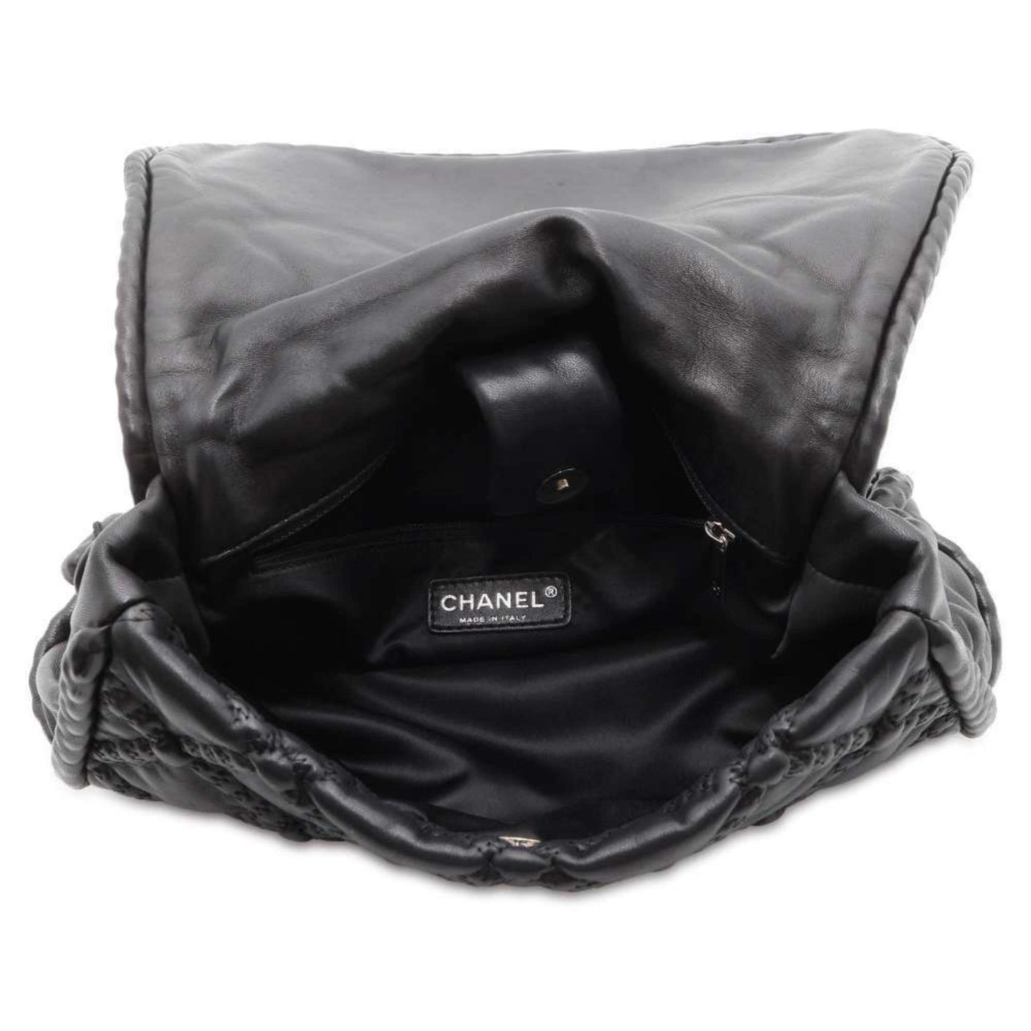 Chanel Shoulder Bag Matelasse Coco Mark Lambskin A36450 CHANEL Hand Black