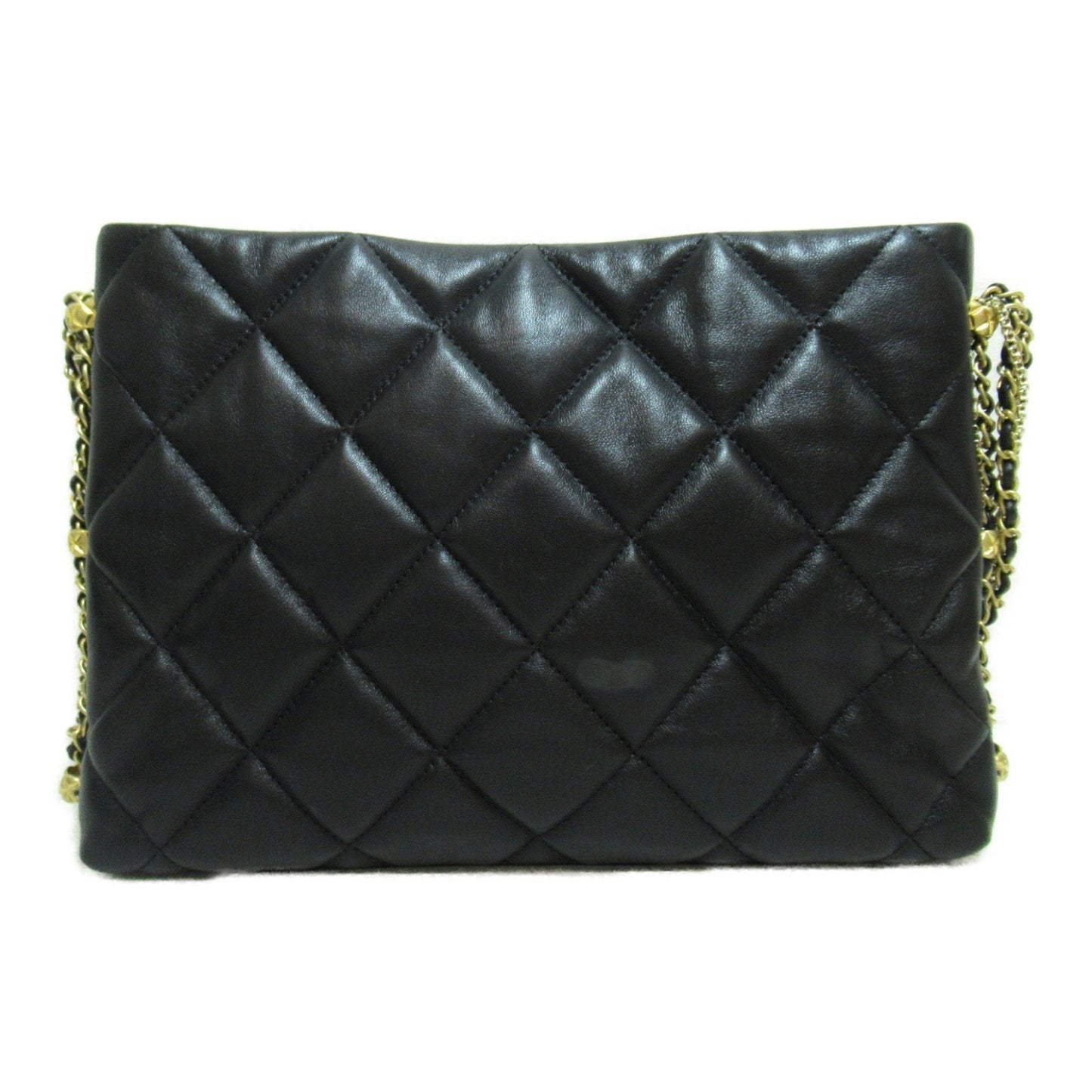 Chanel CHANEL Chain Shoulder Bag Lambskin (Sheepskin) Women's Black