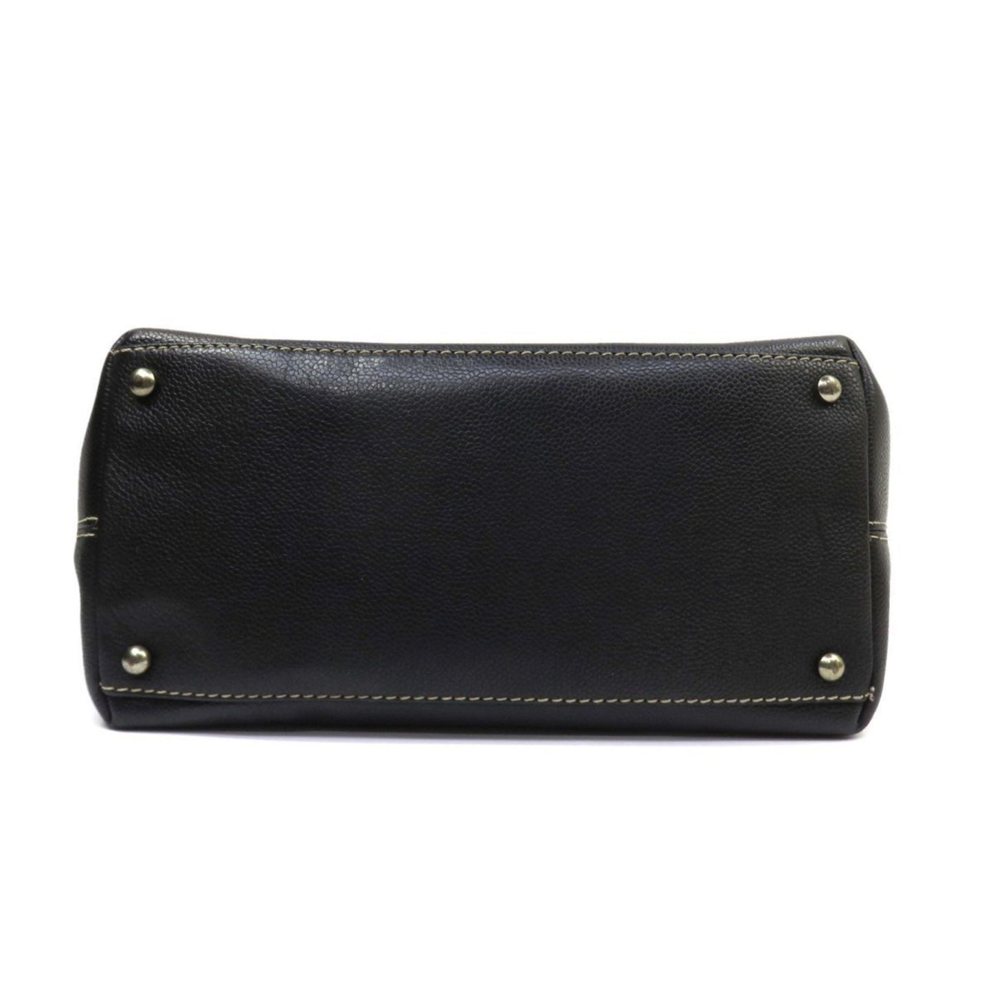 CHANEL Caviar Skin Turnlock Tote Bag