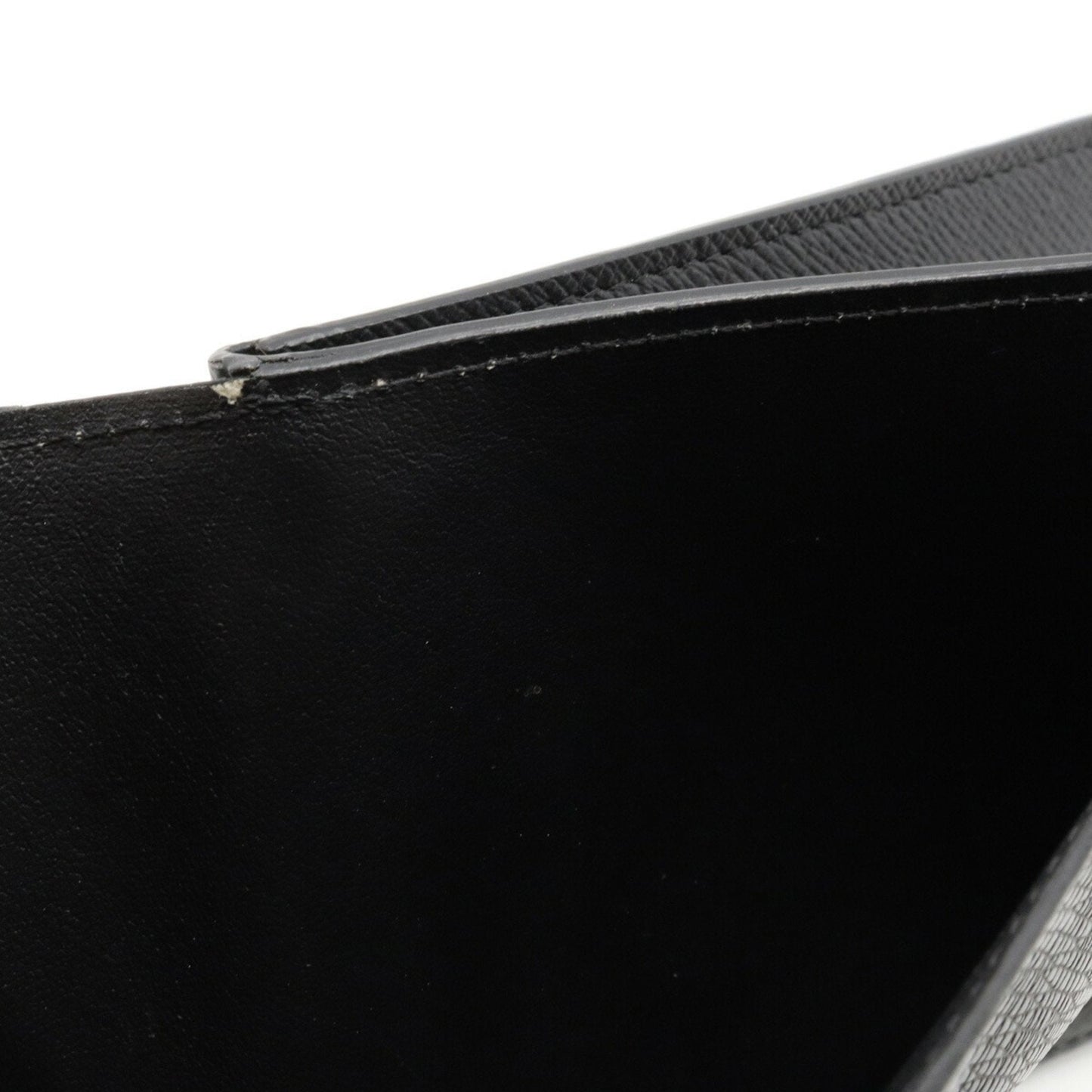LOUIS VUITTON Taiga Portefeuille Amerigo NM Bifold Wallet Leather Ardoise Black Men's M62045