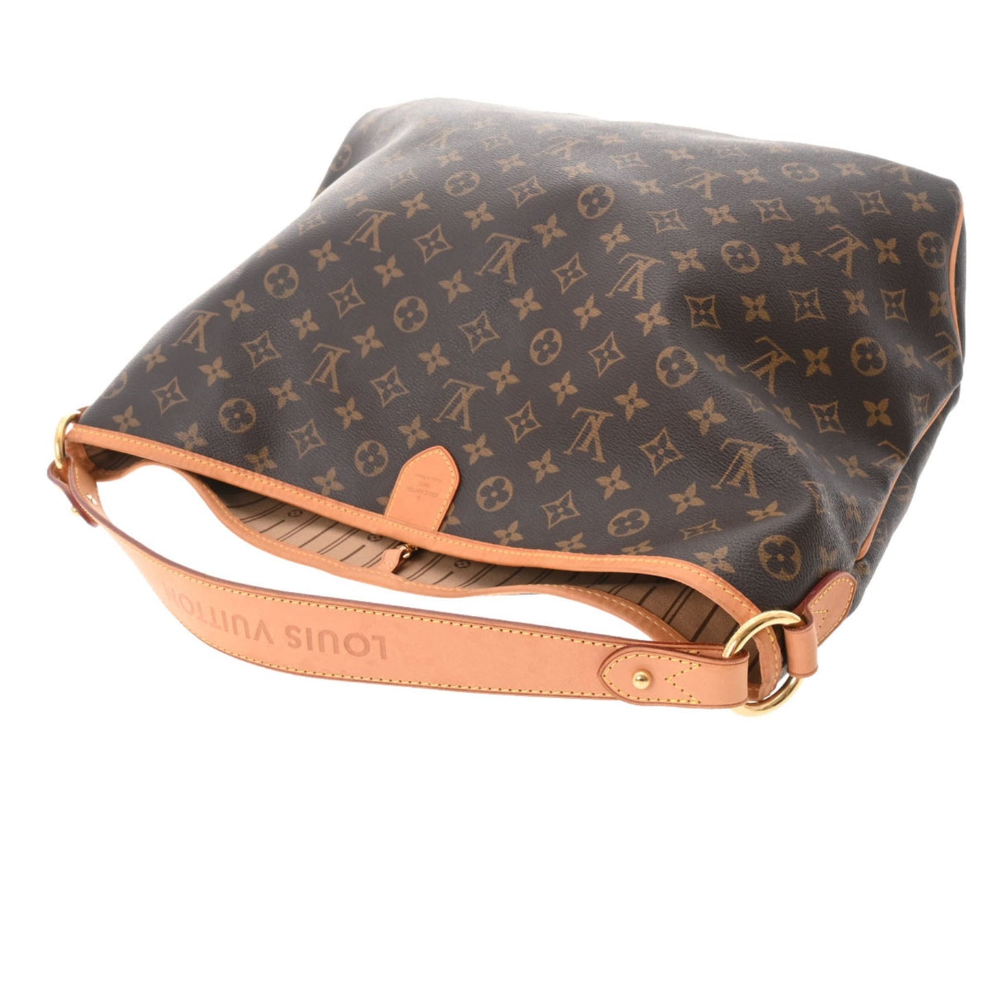 LOUIS VUITTON Monogram Delightful MM Brown M40353 Women's Canvas One Shoulder Bag