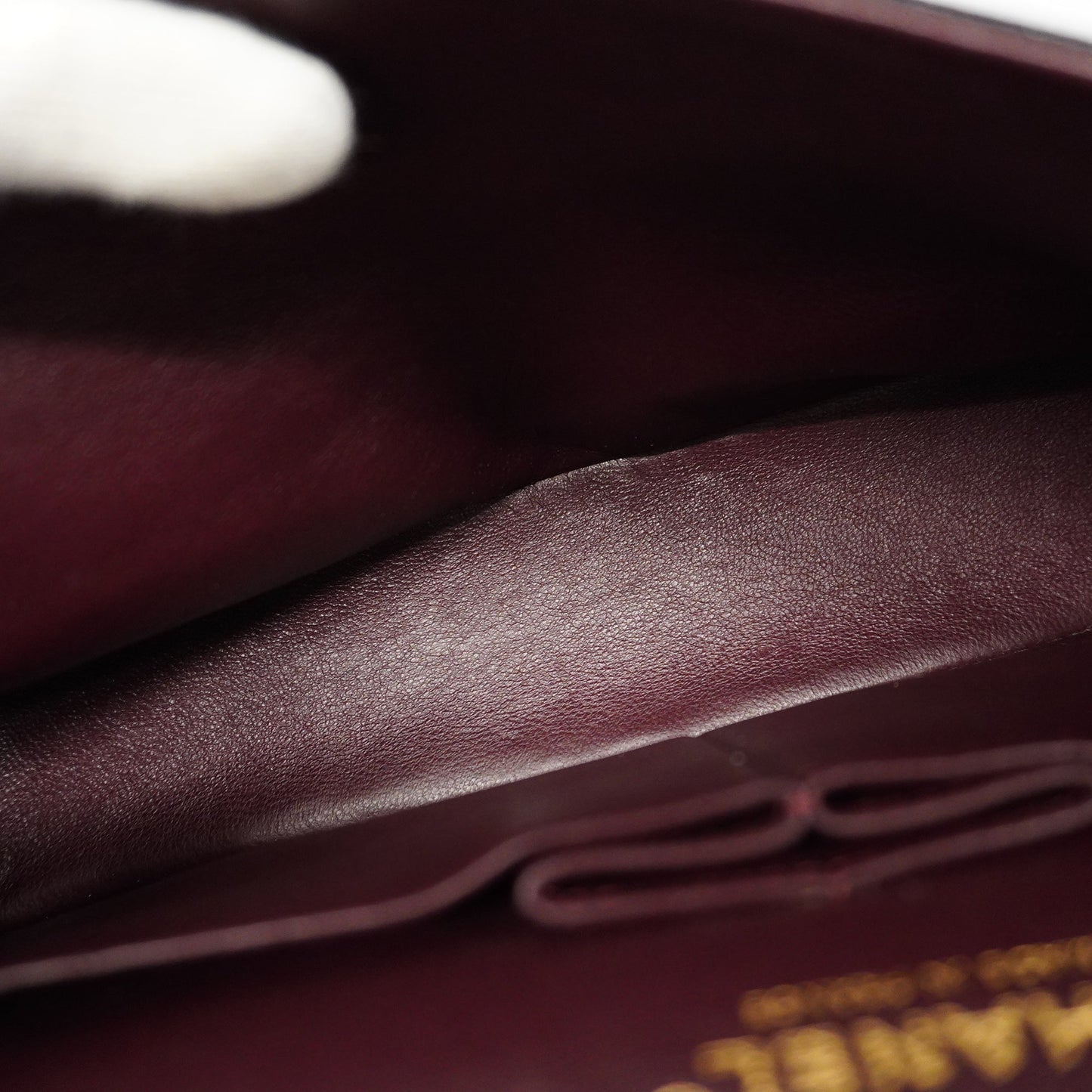 ChanelAuth  Matelasse W Flap W Chain Women's Leather Shoulder Bag Black