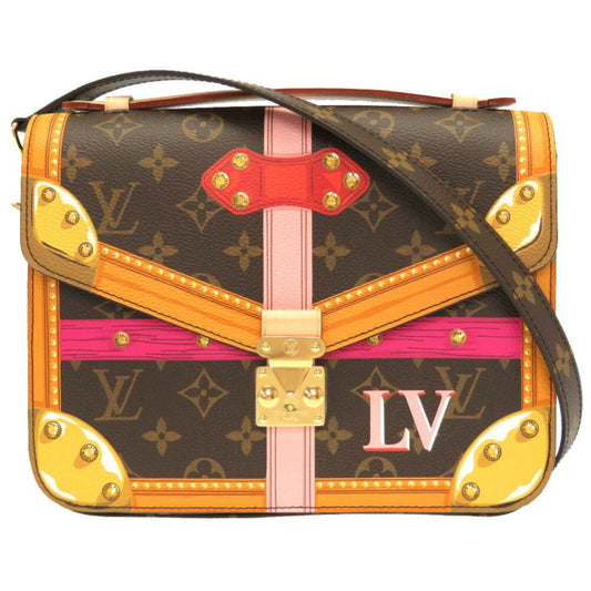Louis Vuitton Monogram Pochette Metis Summer Trunk Limited M43628 Shoulder Bag 0238 LOUIS VUITTON