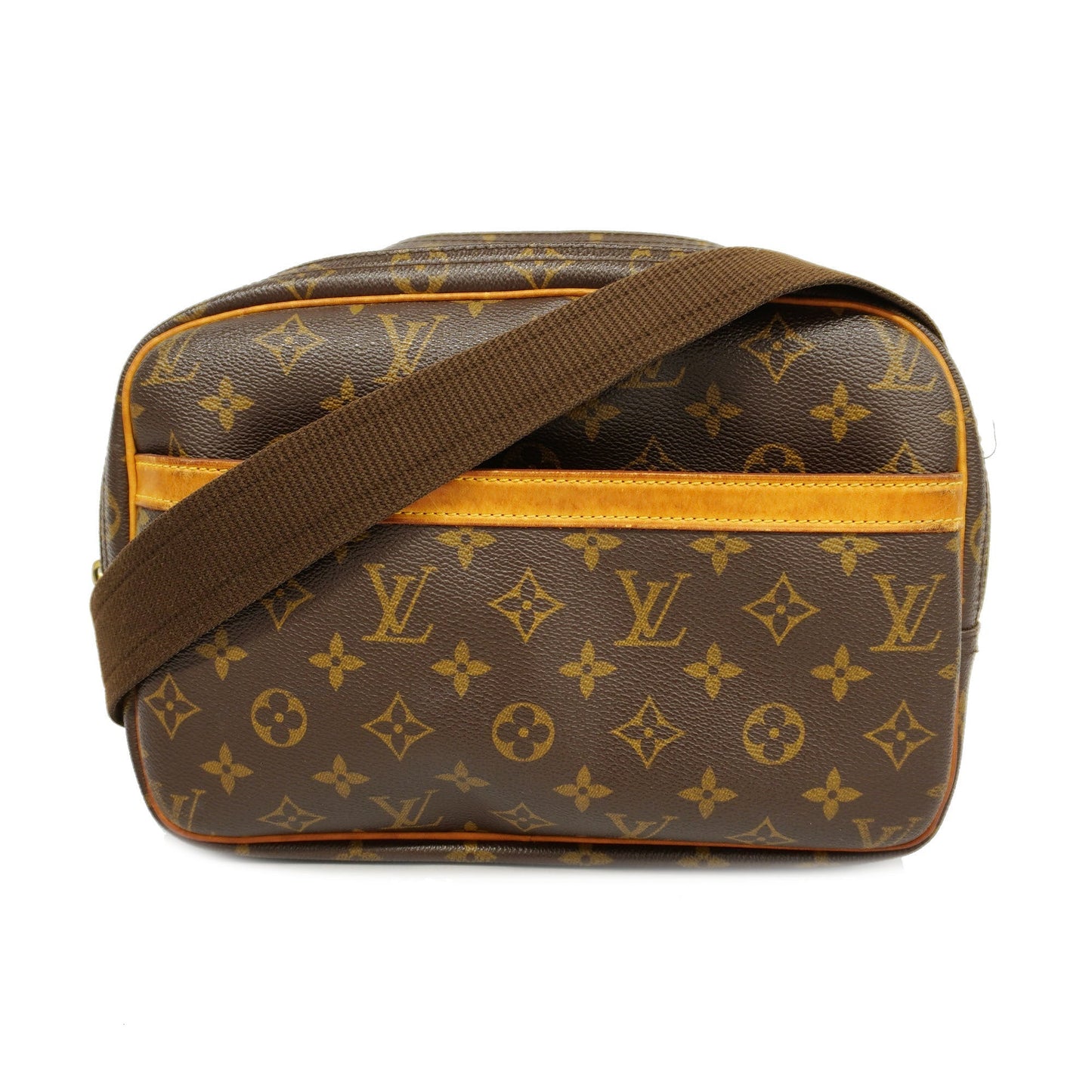 LOUIS VUITTON Auth  Monogram Reporter PM M45254