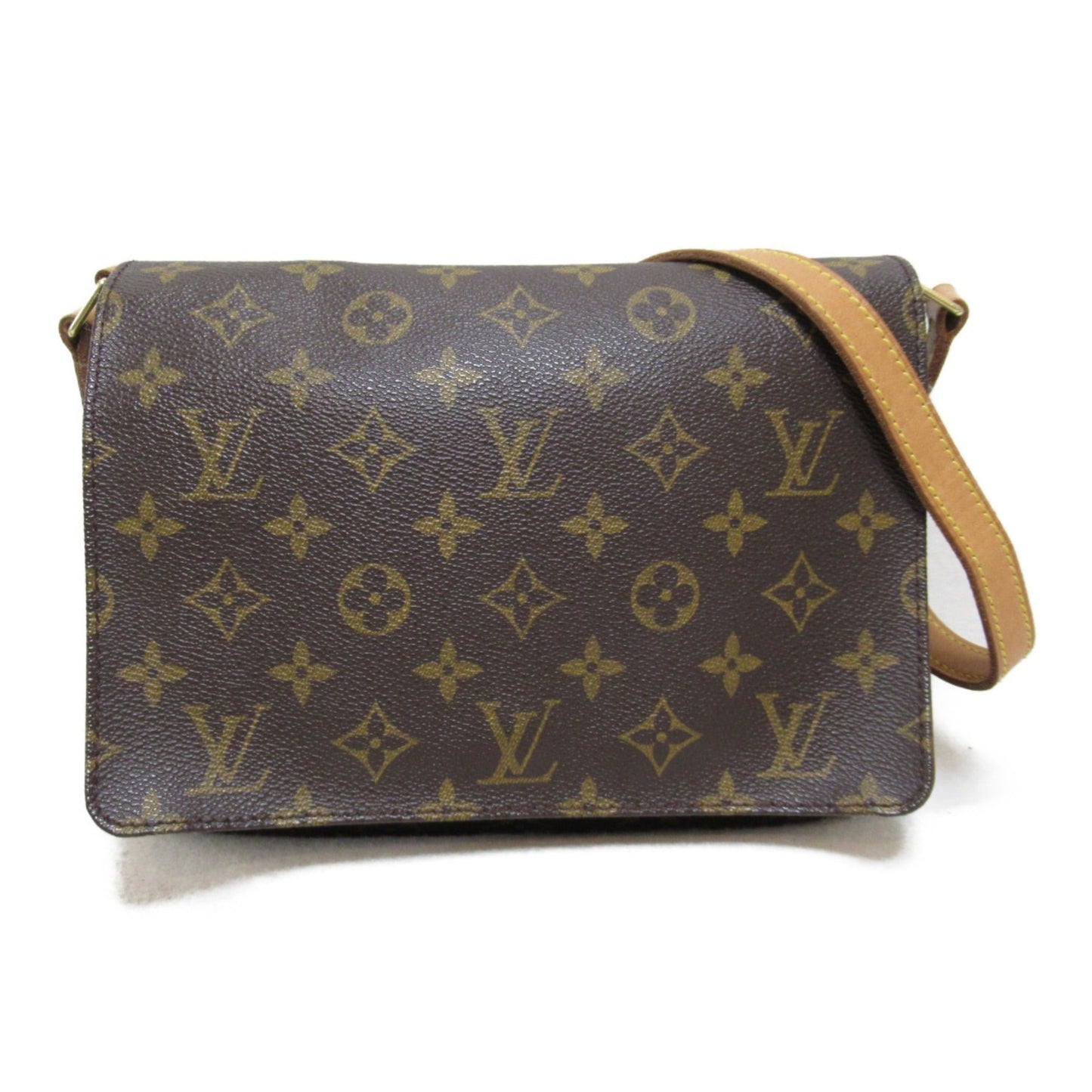 LOUIS VUITTON Musette Tango Short Shoulder Bag Brown Monogram PVC coated canvas M51257