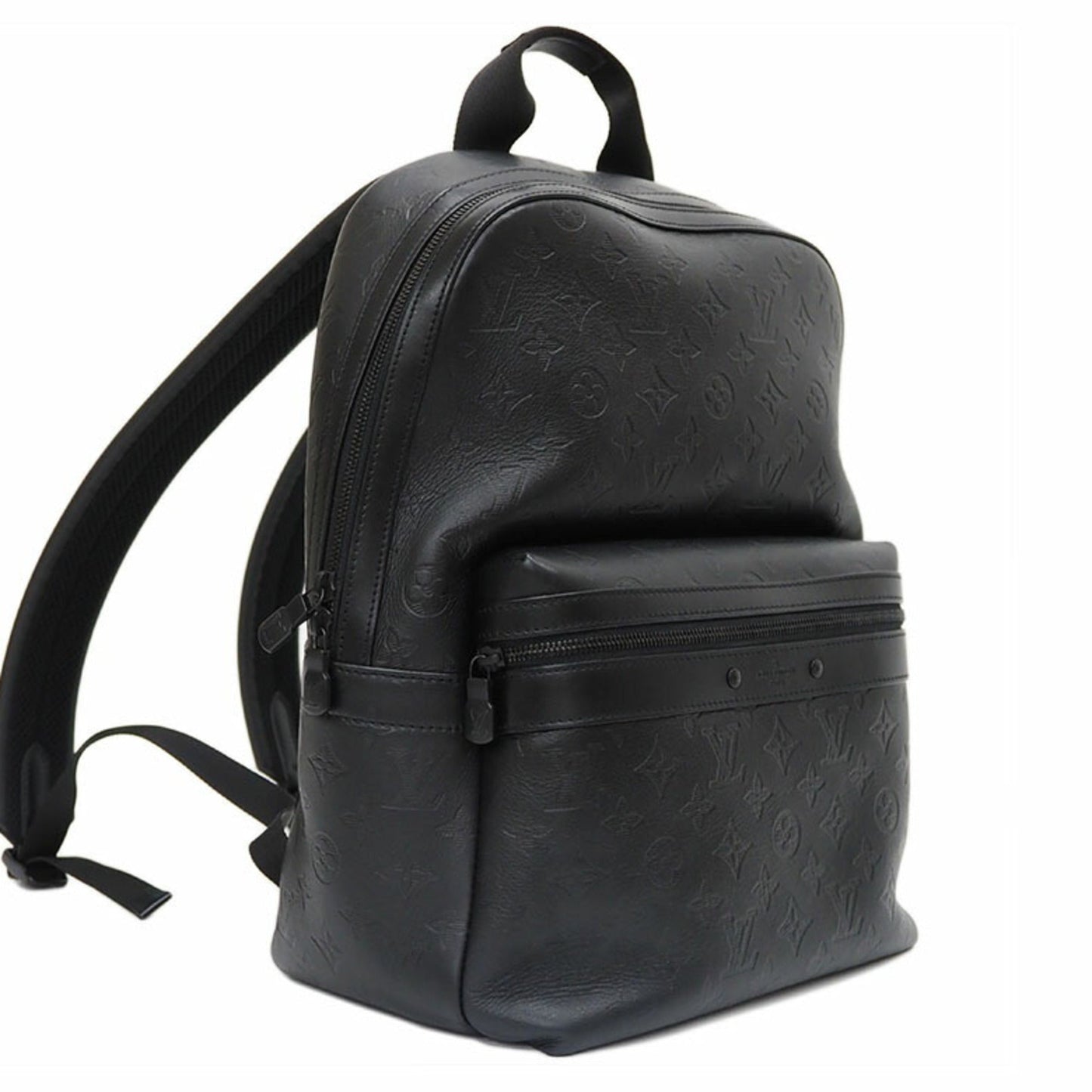 LOUIS VUITTON Sprinter Backpack Monogram Shadow M44727 Men's Black Rucksack