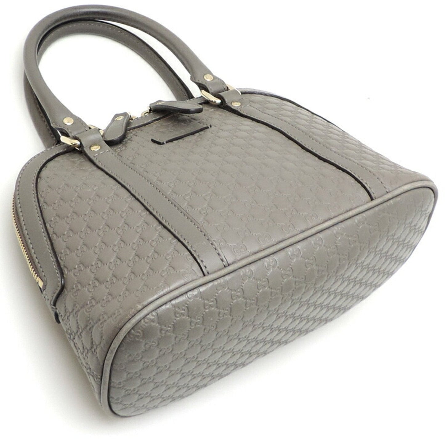 Gucci Gray Leather Handbag