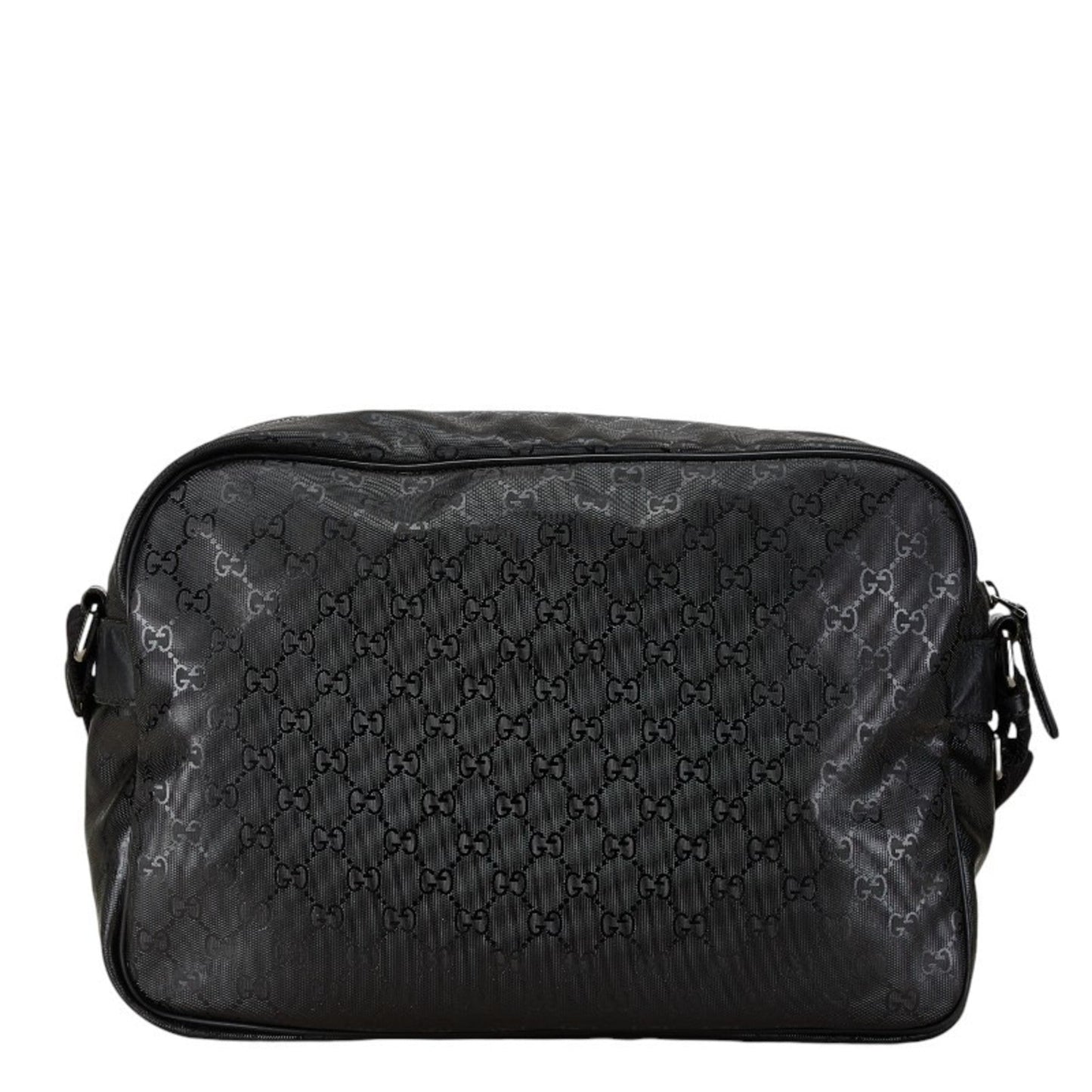 Gucci Black Pvc Leather Shoulder Bag