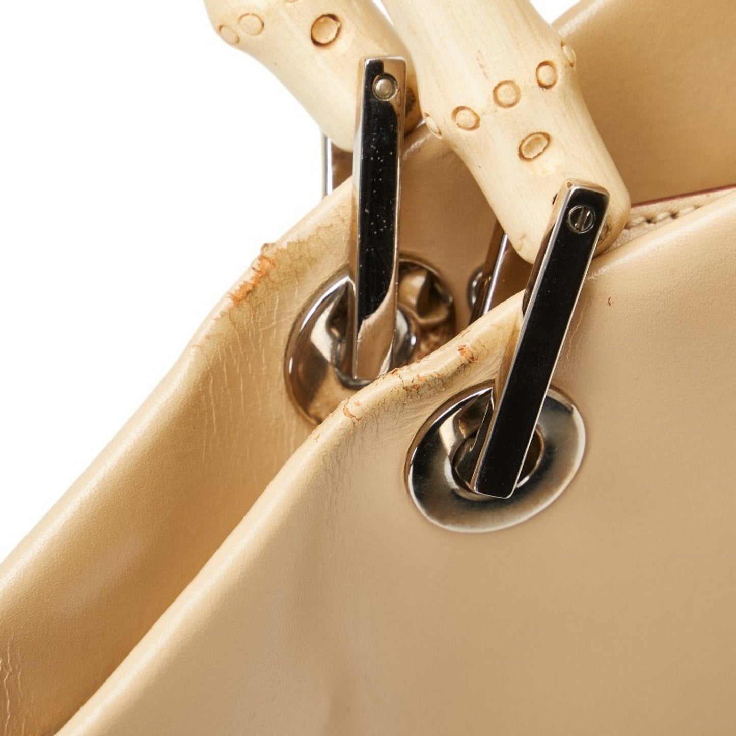 Gucci Beige Leather Handbag Shoulder Bag