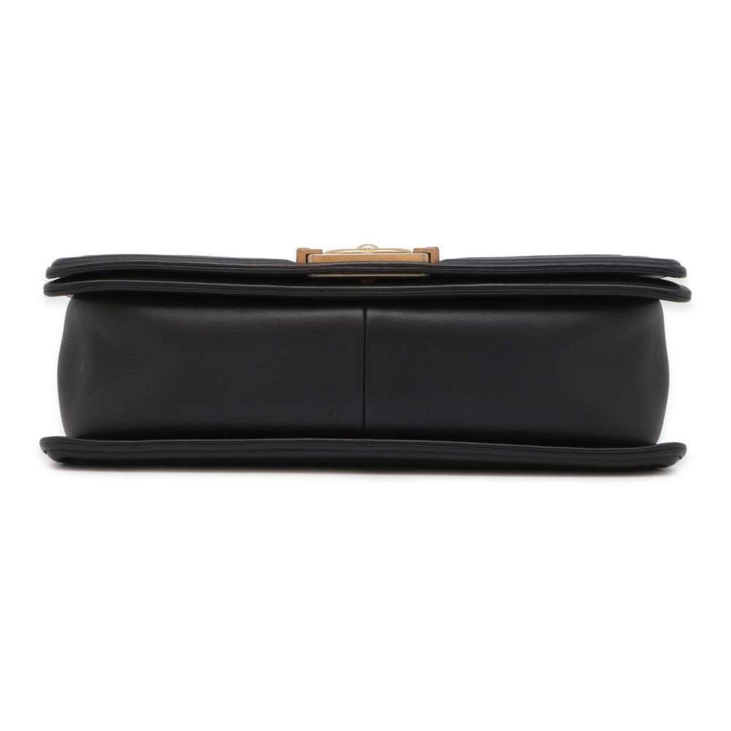 Chanel Chain Shoulder Bag Boy Lambskin Coco Mark A67086 CHANEL Black