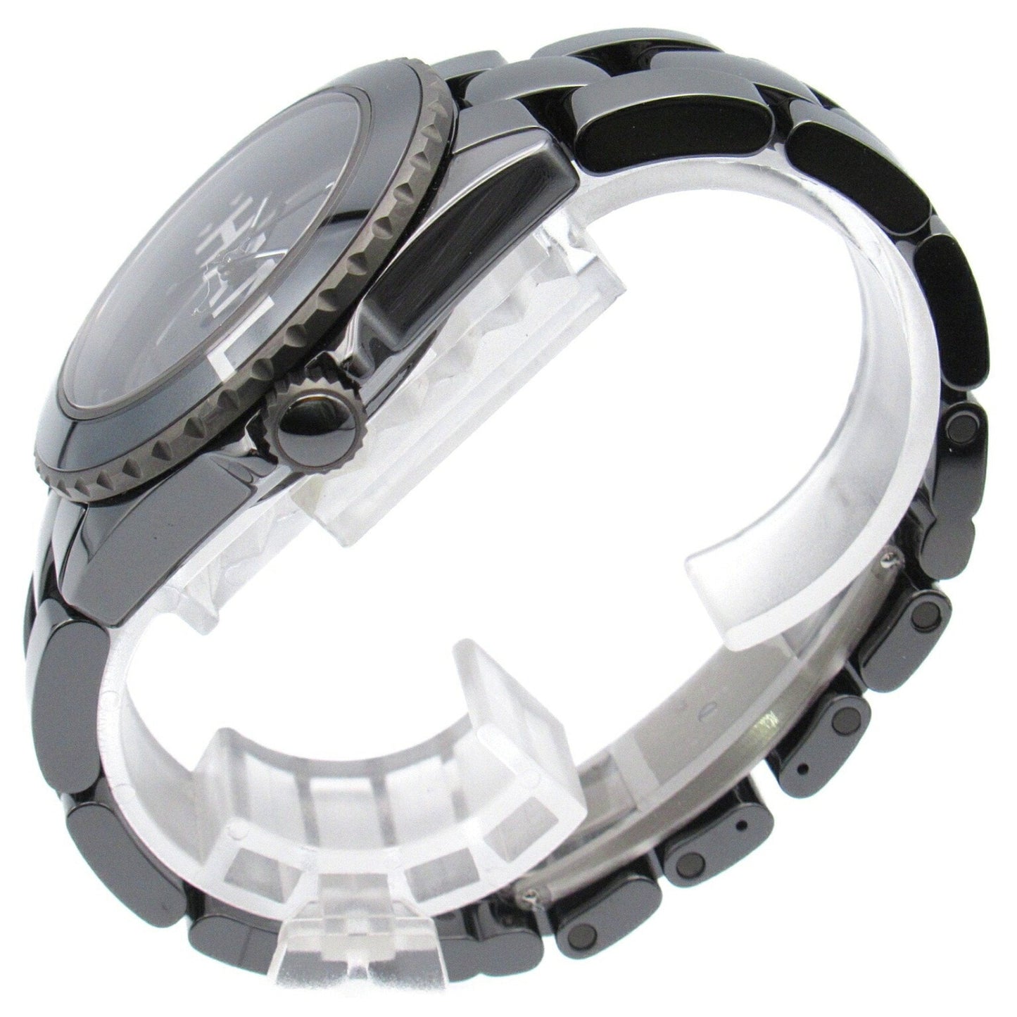 Chanel CHANEL J12 Wanted de Watch Ceramic Men's Black H7418