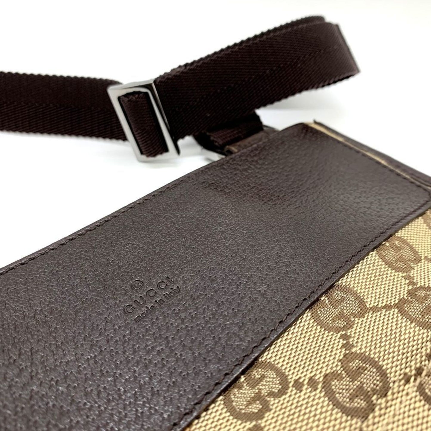 Gucci Brown Gg Canvas Shoulder Bag