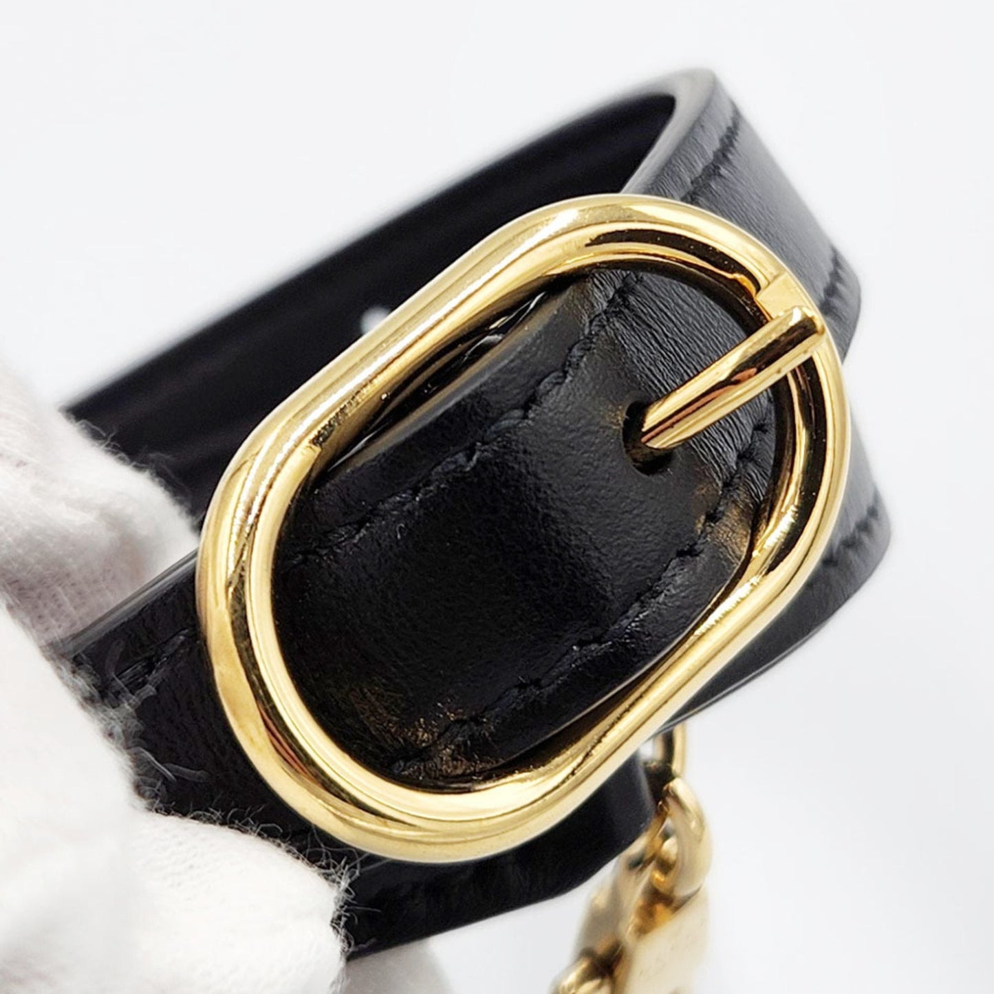 Gucci Black Leather Handbag Shoulder Bag
