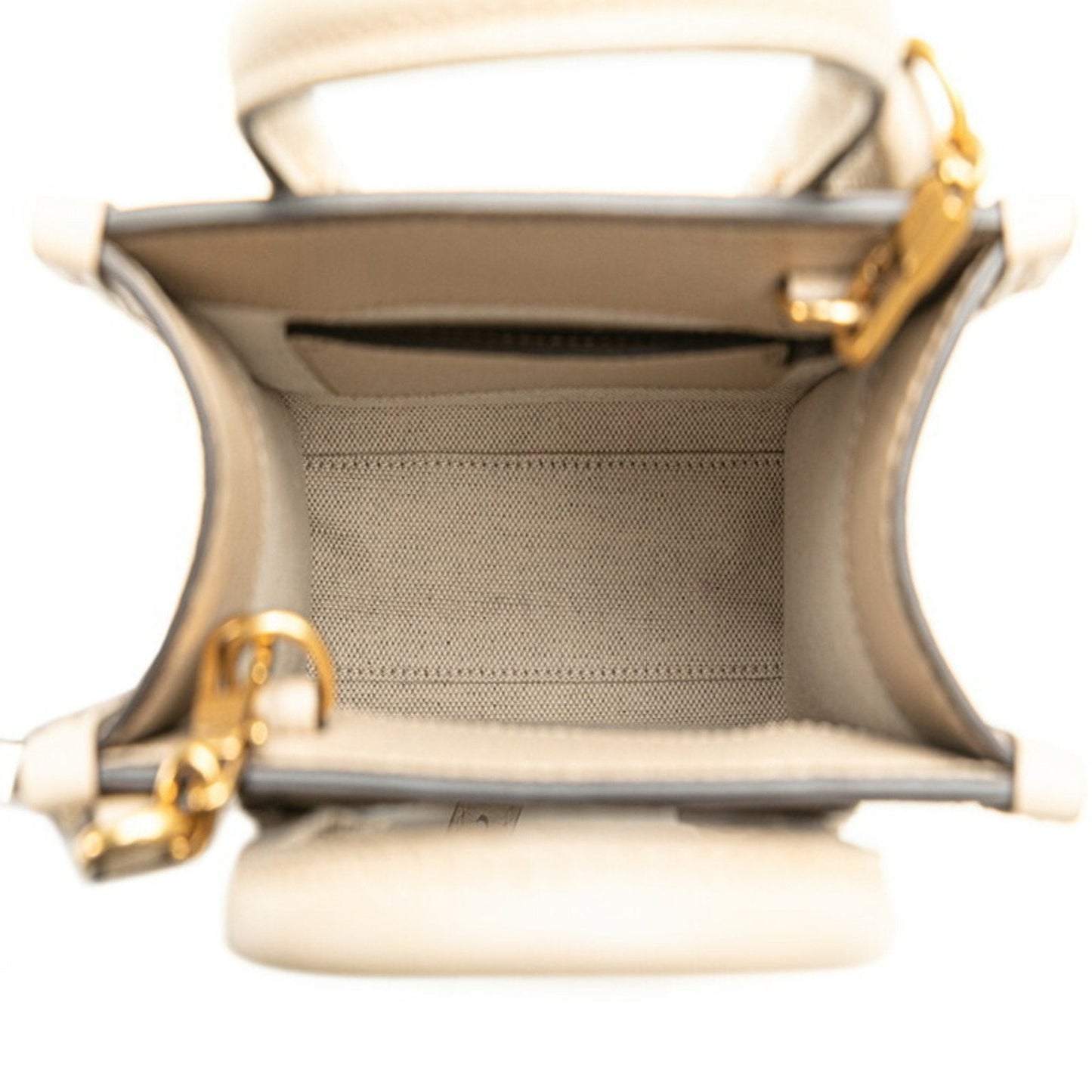 Gucci Beige Pvc Leather Handbag Shoulder Bag