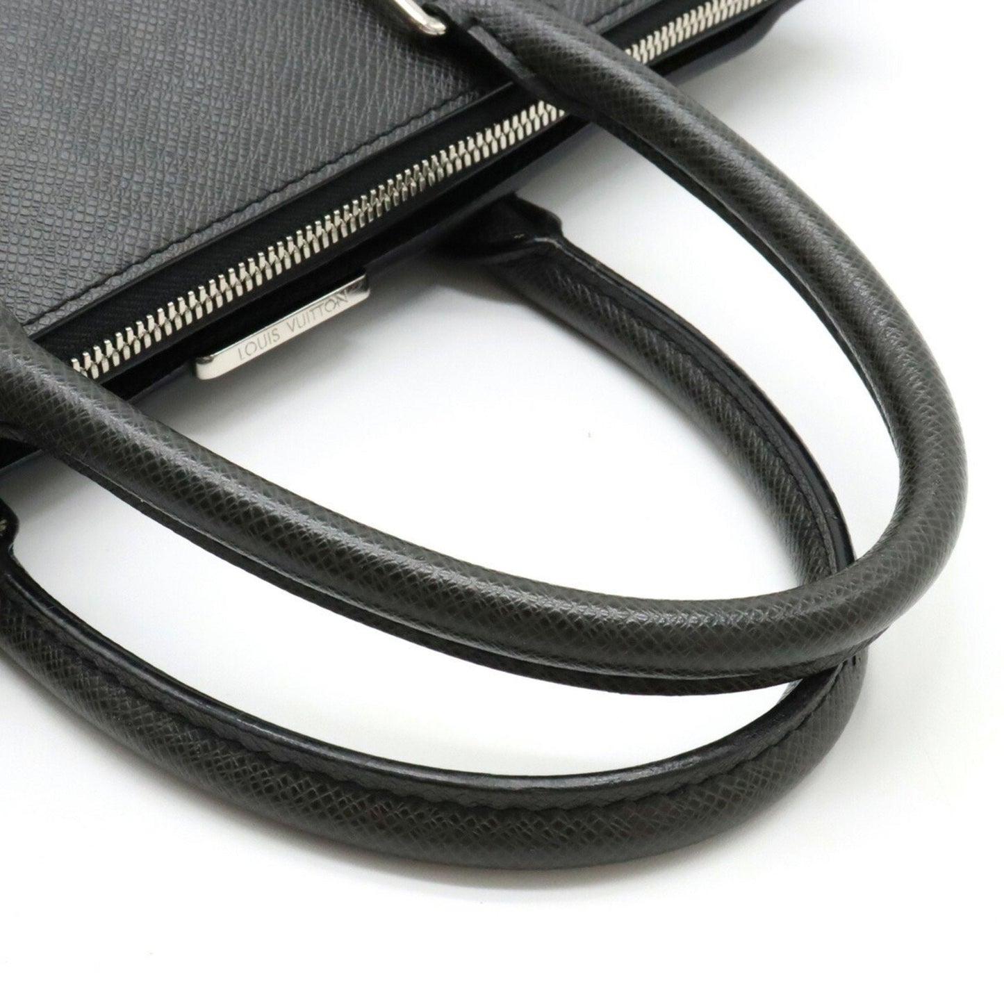 LOUIS VUITTON Taiga Anton Tote Bag Shoulder Leather Noir Black M33433